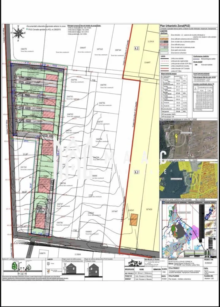 Teren intravilan de vânzare I 5.160 mp I Calea Cisnădiei I PUZ în lucru