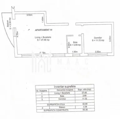 Apartament 2 camere I Decomandat I Zona 3 Stejari