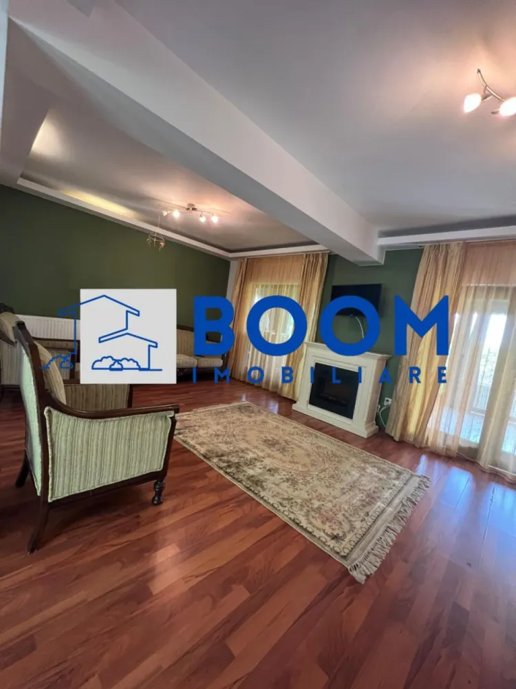 Vila | Ramnicu Valcea | Lenin Sud | De inchiriat - BOOM Imobiliare vă propune spre închiriere o vilă modernă D+P+1, situată în cartierul Lenin Sud din Râmnicu Vâlcea, într-o zonă liniștită, cu vedere panoramică deosebită și acces facil către principalele puncte de interes ale orașului.

Proprietatea are o suprafață utilă de 150 mp și este complet mobilată și utilată, fiind pregătită pentru mutare imediată. Compartimentarea este realizată inteligent pentru a oferi confort și funcționalitate, vila dispunând de un living spațios și luminos, bucătărie complet echipată, două dormitoare primitoare, cameră de dressing și două grupuri sanitare.

Unul dintre punctele forte ale proprietății este terasa generoasă închisă cu sticlă, un spațiu versatil ce poate fi utilizat pe tot parcursul anului, ideal pentru relaxare, socializare sau zonă de dining cu priveliște panoramică.

Locuința beneficiază de centrală termică proprie pe gaz, asigurând confort termic și eficiență pe tot parcursul anului.

În plus, imobilul dispune de garaj subteran, oferind siguranță și confort pentru autoturism.

Această proprietate reprezintă alegerea ideală pentru persoanele care își doresc liniște, spațiu și un ambient modern într-una dintre cele mai apreciate zone rezidențiale din Râmnicu Vâlcea.

Pentru mai multe detalii și programarea unei vizionări, echipa BOOM Imobiliare vă stă la dispoziție.

ID: CP3195706
