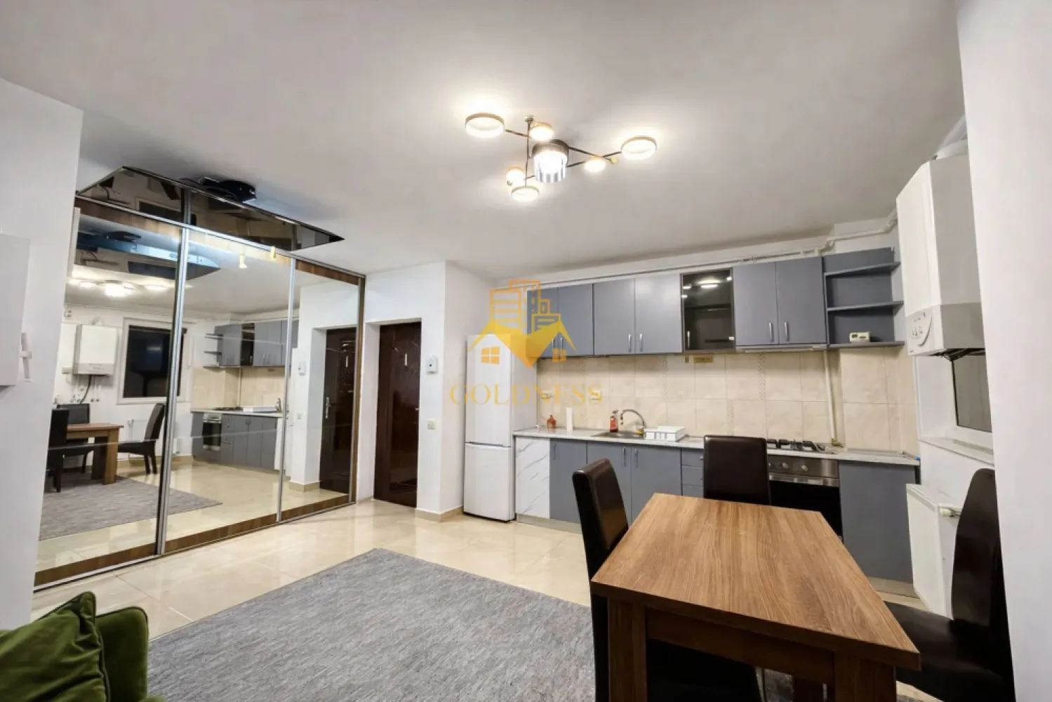 2 Camere Open space, Calea Turzii, Parcare, Petfriendly,Zorilor,Petrom - GOLDNESS Imobiliare vă propune spre închiriere un apartament cu 2 camere complet mobilat și utilat, la etajul 6 într-un imobil de 8 etaje, în Cartierul Zorilor. Parcare subterana 60E! Se află în apropierea stațiilor de transport în comun, magazine, restaurante, spații verzi, farmacii, etc. Apartamentul este compartimentat astfel: - dormitor cu pat matrimonial, dressing, noptiere - living cu bucatarie open space complet utilată și mobilată, canapea extensibilă, loc de servit masa - baie cu cada, calorifer port prosop și dulap pentru depozitare. - balcon 3 mp. Imobilul este dotat cu toate cele necesare- centrală proprie, frigider, aragaz, hotă, mașină de spălat haine, etc. Dacă sunteți interesați de acest apartament și doriți să îl vizionați, dar și pentru alte oferte nu ezitați să ne contactați telefonic sau prin e-mail. Vă stăm la dispoziție! Pentru intermediere se percepe un comision de 50% din prețul chiriei! }}