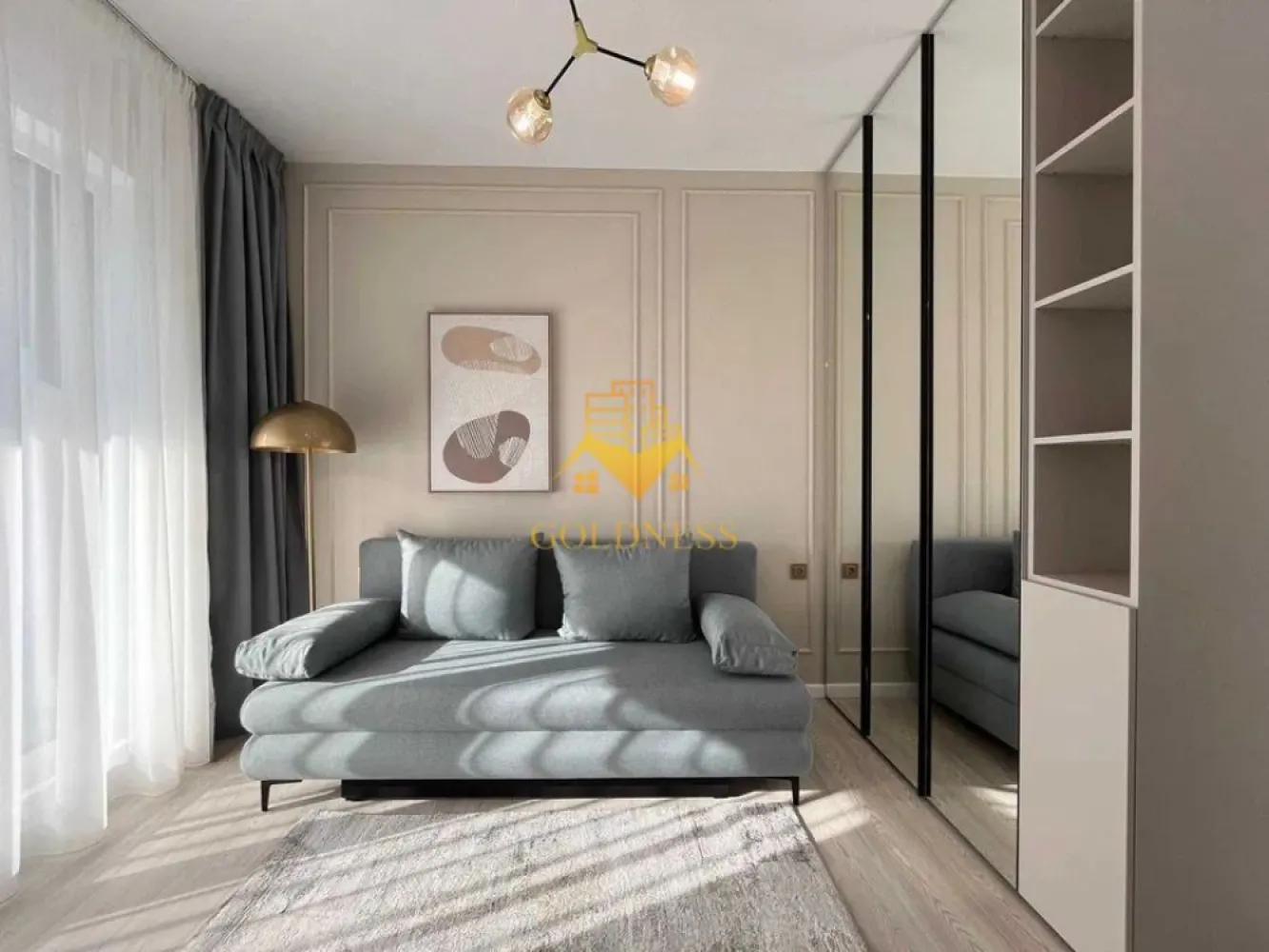 3 camere open space, Premium, Parcare, Zona Valea Garbaului, Floresti - GOLDNESS Imobiliare vă propune spre inchiriere un apartament cu 2 camere complet mobilat și utilat, la etajul 1 într-un imobil de 3 etaje, situat în Floresti, pe strada Valea Garbaului. Se află în apropierea stațiilor de transport în comun, magazine, restaurante, spații verzi, farmacii, etc. Dispune de loc de parcare subteran! Apartamentul este compartimentat astfel: - dormitor cu pat matrimonial, noptiere, dressing generos - camera cu birou, canapea, dressing spatios - living cu bucatarie open space complet utilată și mobilată, canapea extensibilă, loc de servit masa - baie cu dus walk-in, dulap pentru depozitare, masina de spalat haine Imobilul este dotat cu toate cele necesare- centrală proprie, frigider, plita, hotă, mașină de spălat haine si vase, etc. Dacă sunteți interesați de acest apartament și doriți să îl vizionați, dar și pentru alte oferte nu ezitați să ne contactați telefonic sau prin e-mail. Vă stăm la dispoziție! Pentru intermediere se percepe un comision de 50% din prețul chiriei! }}