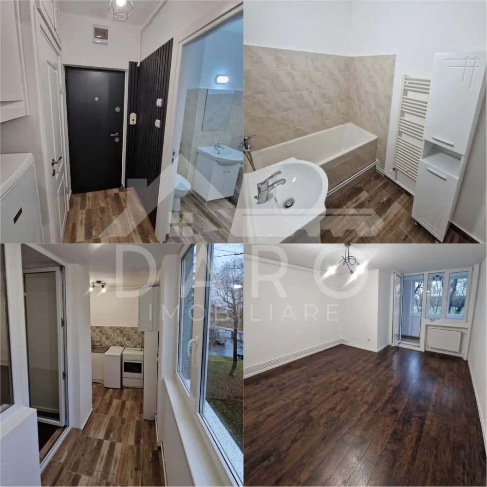 1 camere, Targu Mures - Apartament cu 1 cameră, renovat complet, zonă excelentă – Aleea Carpați, Târgu Mureș. Se vinde un apartament cu 1 cameră și 4 dependințe situat la etajul 2, într-o zonă liniștită și foarte bine conectată – Aleea Carpați, cu vedere directă spre ștrandul 1 Mai și Bazinul Olimpic. Ideal atât pentru locuit, cât și ca investiție! Suprafață: 32 mp Etaj: 2 Lift: Da Certificat energetic: Clasa B Compartimentare: • 1 cameră spațioasă și luminoasă • Hol • Debara • Bucătărie open + balcon încorporat • Baie Dotări și îmbunătățiri importante: • Renovare totală realizată recent • Toate ușile schimbate + ușă metalică la intrare • Instalații noi: gaz, curent, apă, canalizare • Apartamentul se vinde parțial mobilat, cu: frigider, aragaz, mașină de spălat Localizare de top: • La câțiva pași de stațiile de autobuz 14, 26, 10B • În apropiere: școală, grădiniță, Complexul Weekend, Bazinul Olimpic 1 Mai, sala de fitness 18 Gym • Magazine la îndemână: Darina, Lidl • Universitatea de Medicină – la doar 10 minute de mers pe jos • Zona este liniștită, aproape de malul Mureșului și foarte bine conectată la orice punct de interes public Acest apartament este potrivit pentru o persoană sau un cuplu care își dorește confort, intimitate și acces rapid la tot ce este important în oraș. Este gata de mutat imediat! Prețul este de 71.500 euro. Pentru detalii suplimentare sau pentru a programa o vizionare, vă rog să mă contactați telefonic. Stabilim împreună o oră potrivită pentru ambele părți. }}