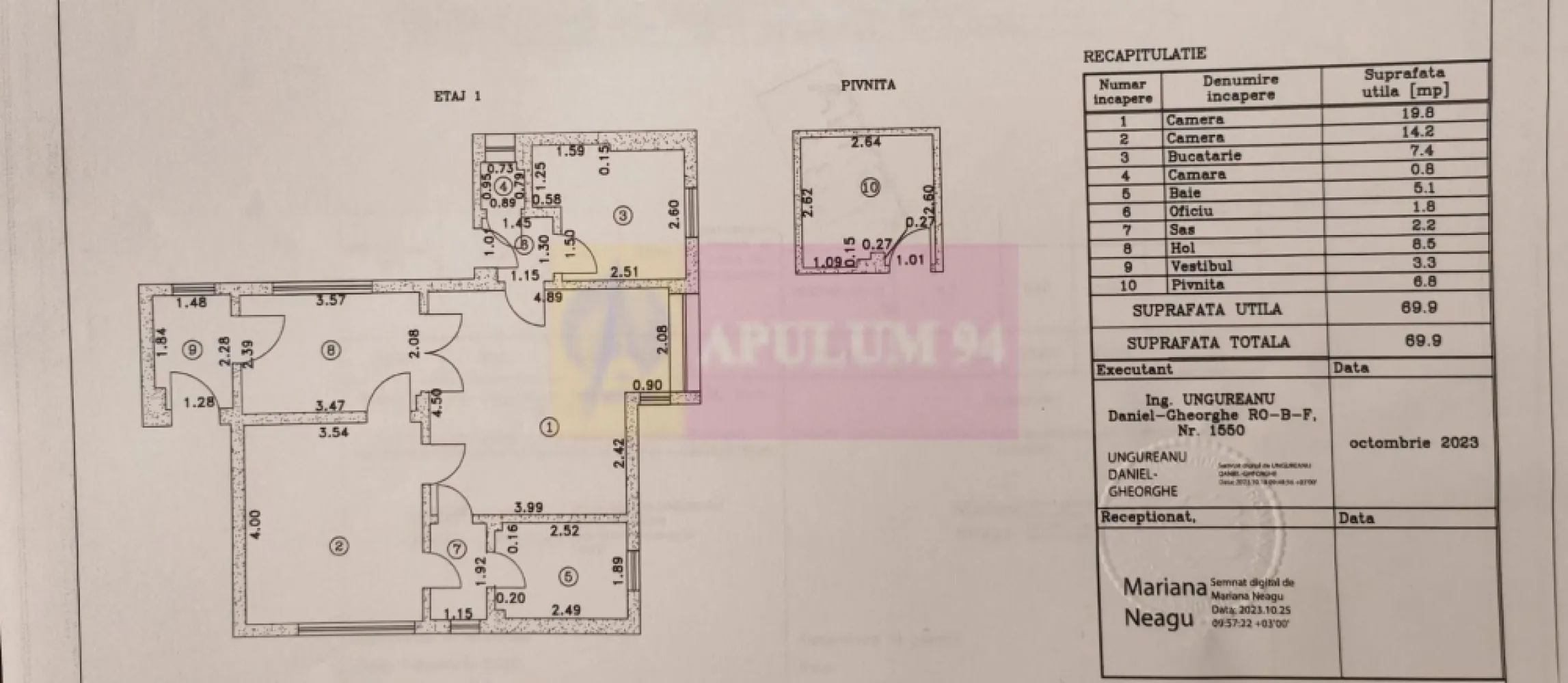Foisorul de Foc-Mosilor, apartament de 2 camere