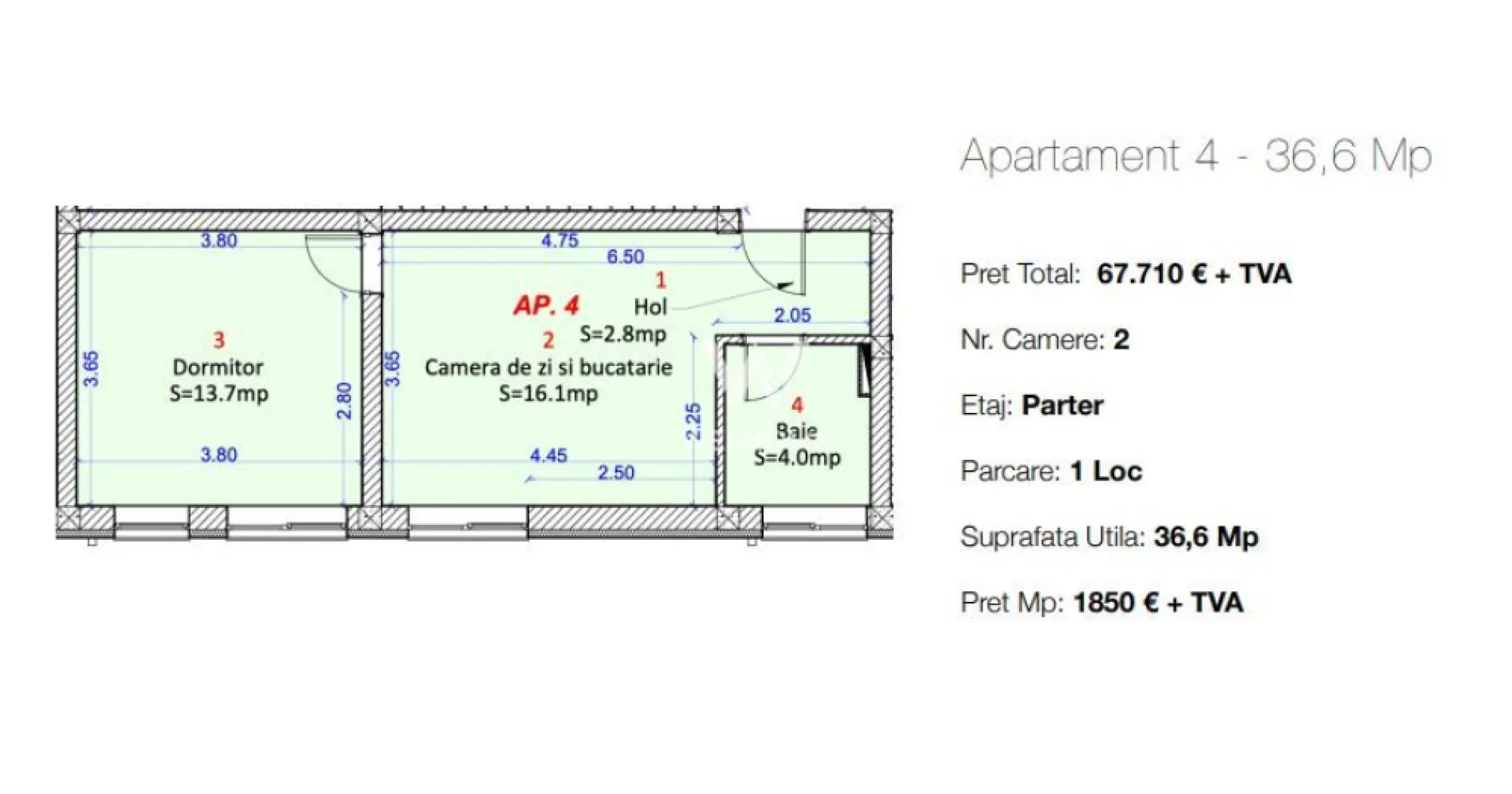 Apartament 2 camere zona SHOPPING CITY Sibiu