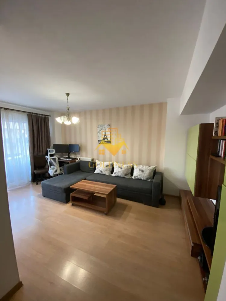2 camere, modern, garaj, bloc nou,Buna Ziua, Bonjour Residence, Sophia - GOLDNESS Imobiliare vă propune spre închiriere un apartament cu 2 camere complet mobilat și utilat, la etajul 2 într-un imobil de 8 etaje, în Cartierul Buna ZIua. Dispune de loc de parcare subterana! Se află în apropierea stațiilor de transport în comun, magazine, restaurante, spații verzi, farmacii, etc. Apartamentul este compartimentat astfel: - dormitor cu pat matrimonial, noptiere, spatiu pentru depozitare - living cu canapea exntesibila, spatiu pentru depozitare, 2 dressinguri - bucatarie complet mobilata, utilata, loc de luat masa - baie cu cada, calorifer port prosop și dulap pentru depozitare. - terasa de 7 mp. Imobilul este dotat cu toate cele necesare- centrală proprie, mașină de spălat haine, frigider, plită electrică, hotă, etc. Dacă sunteți interesați de acest apartament și doriți să îl vizionați, dar și pentru alte oferte nu ezitați să ne contactați telefonic sau prin e-mail. Vă stăm la dispoziție! Pentru intermediere se percepe un comision de 50% din prețul chiriei! }}