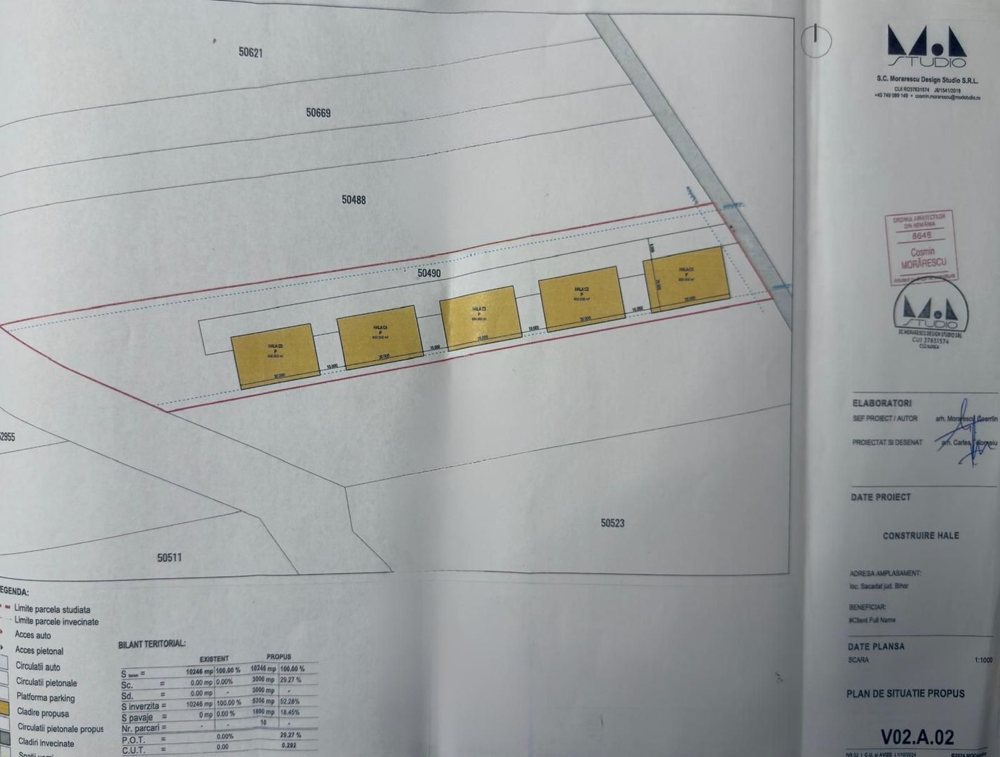 Teren intrav. 10200mp dest. industriala zona CocaCola Sacadat- 5eur/mp