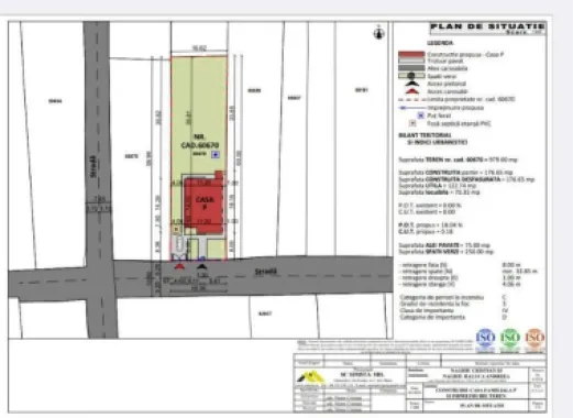 Teren 980 mp cu proiect de casă început–Chișirid, la 15 min de Oradea