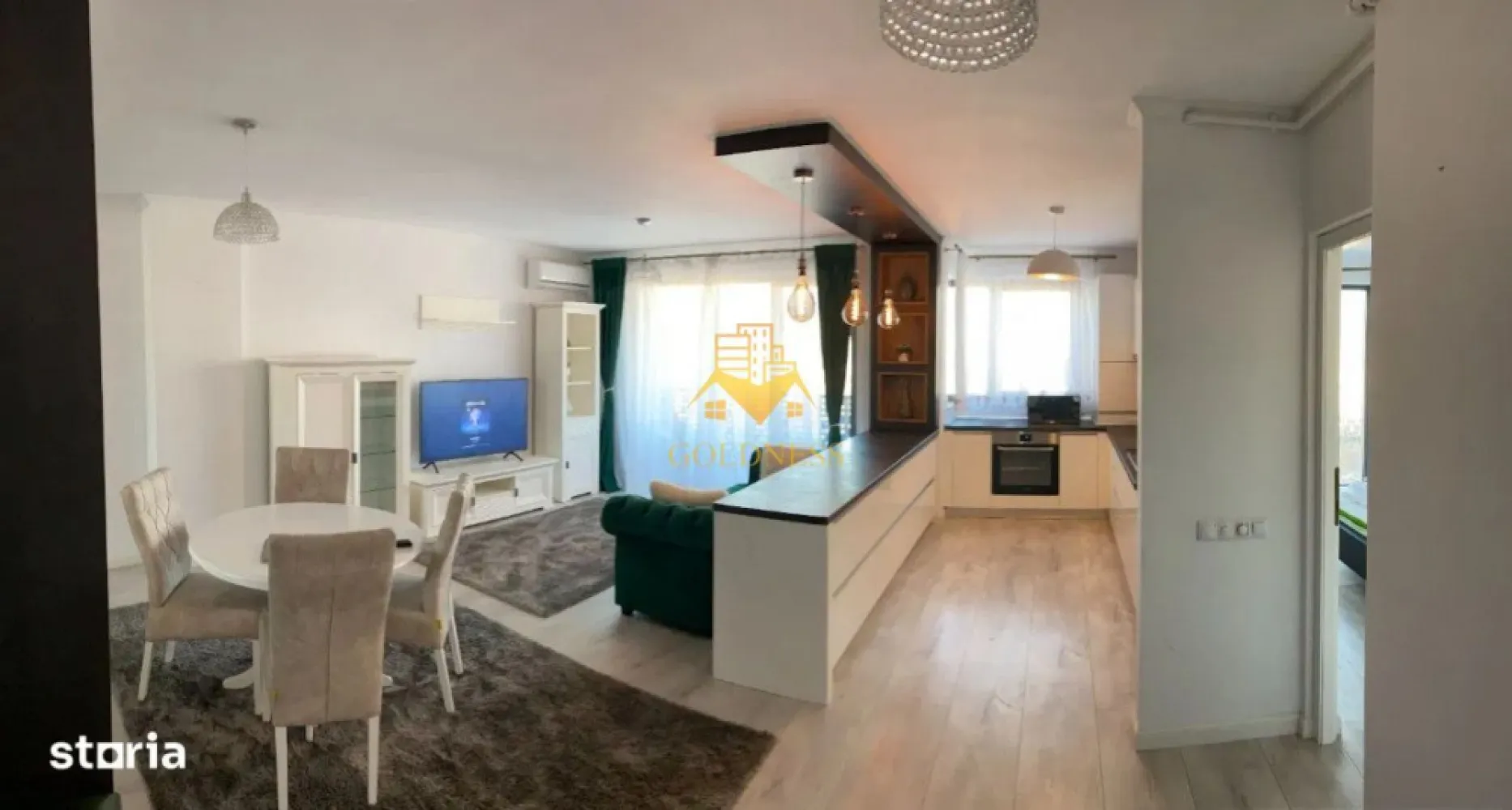 2 camere, modern, bloc nou,garaj, The Office, Piata Marasti, Avella - GOLDNESS Imobiliare vă propune spre închiriere un apartament cu 2 camere complet mobilat și utilat, la etajul 6 într-un imobil de 12 etaje, în cartierul Marasti, in apropiere de The Office. Apartamentul este compartimentat astfel: - dormitor cu pat matrimonial, dressing, noptiere - living cu bucatarie open space complet utilată și mobilată, canapea extensibilă, loc de servit masa - baie cu cabina de dus, calorifer port prosop inox și dulap pentru depozitare. - terasa 8 mp. Imobilul este dotat cu toate cele necesare- centrală proprie, mașină de spălat haine, frigider, plită electrică, hotă, TV, etc. Se află în apropierea stațiilor de transport în comun, magazine, restaurante, spații verzi, farmacii, etc. Dispune de loc de parcare subterana ! Dacă sunteți interesați de acest apartament și doriți să îl vizionați, dar și pentru alte oferte sau detalii nu ezitați să ne contactați telefonic sau prin e-mail - goldnessimobiliare@gmail.com. Vă stăm la dispoziție! Pentru intermediere se percepe un comision de 50% din prețul chiriei! }}