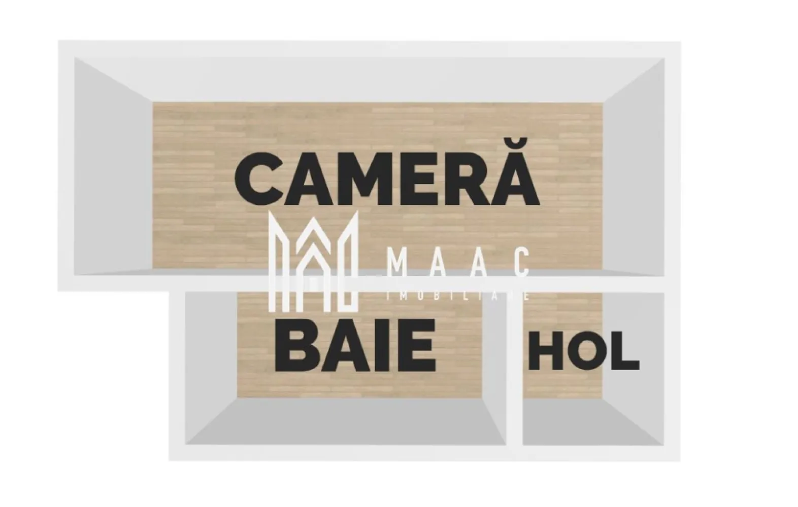 Garsonieră de închiriat | Parter înalt | 23 mp | Vasile Milea | 200€