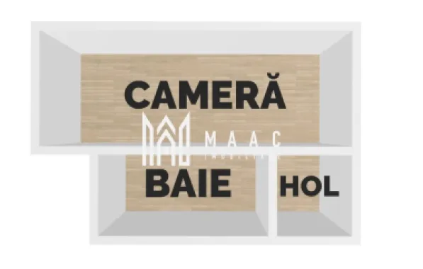 Garsonieră de închiriat | Parter înalt | 23 mp | Vasile Milea | 200€