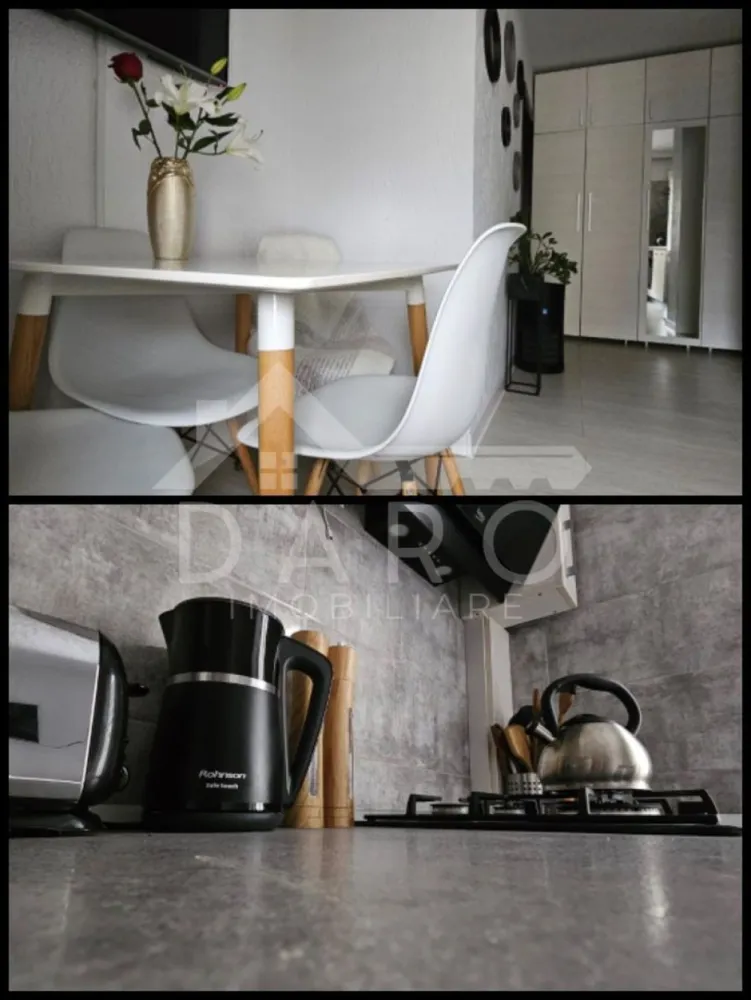 ✨ Apartament 2 camere MODERN | Tudor | Str. Transilvania - 🔥 Apartament 2 camere MODERN | Tudor | Str. Transilvania | 98.000 € 🔥 Dacă îți dorești un apartament amenajat cu bun gust, luminos și gata de mutare, în unul dintre cele mai căutate cartiere din Târgu Mureș — acesta este pentru tine 👇 📍 Târgu Mureș – cartier Tudor, str. Transilvania 💰 Preț: 98.000 € 🏡 Apartament cu 2 camere, situat la etajul 4, perfect pentru locuit sau investiție. ✨ Te cucerește din prima: ✔ living spațios, luminos, amenajat modern – perfect pentru relaxare ✔ dormitor cozy, cu pat matrimonial și atmosferă caldă ✔ bucătărie complet utilată, cu zonă de dining ✔ baie îngrijită, modernă ✔ hol cu spații generoase de depozitare 💎 Dotări & îmbunătățiri: ✔ instalație electrică complet schimbată ✔ aer condiționat ✔ mobilier modern, atent ales ✔ electrocasnice incluse ✔ geamuri cu rulouri moderne tip zebra ✔ acoperiș refăcut recent – fără griji 📍 Locație excelentă: ✔ cartier Tudor – una dintre cele mai căutate zone ✔ aproape de magazine, școli, farmacii ✔ acces rapid la transport ✔ ideal pentru închiriere (randament foarte bun) 🔥 Ideal pentru: ✔ locuință personală – te muți imediat ✔ investiție sigură – se închiriază rapid ⚠️ Apartamentele complet renovate în Tudor se vând FOARTE rapid! 📞 Detalii și vizionări: Coman Maria – DARO Imobiliare & Kiwi Finance 📱 0749 535 729 💰 Vrei să cumperi prin credit? Lucrez cu 12 bănci din România și te ajut să obții cea mai bună ofertă: ✔ analiză gratuită ✔ aprobare rapidă ✔ dobânzi negociate ✔ fără drumuri inutile 👉 Practic, te ajut să cumperi acest apartament mai ușor și mai avantajos! }}