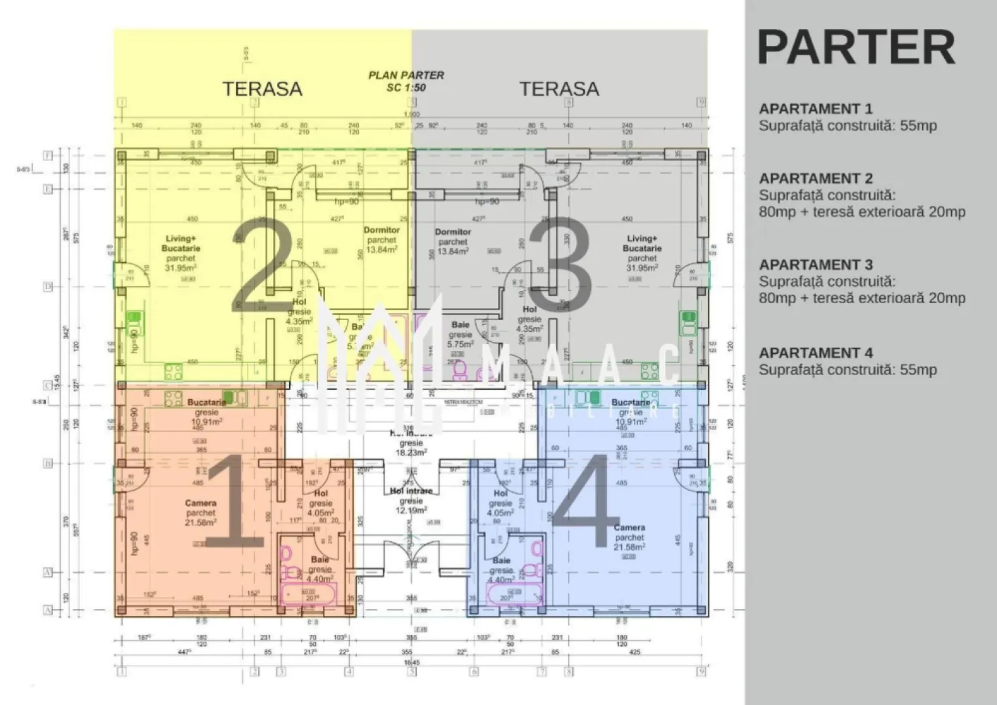 Apertament 2 Camere I Parter I Gradina I Selimbar