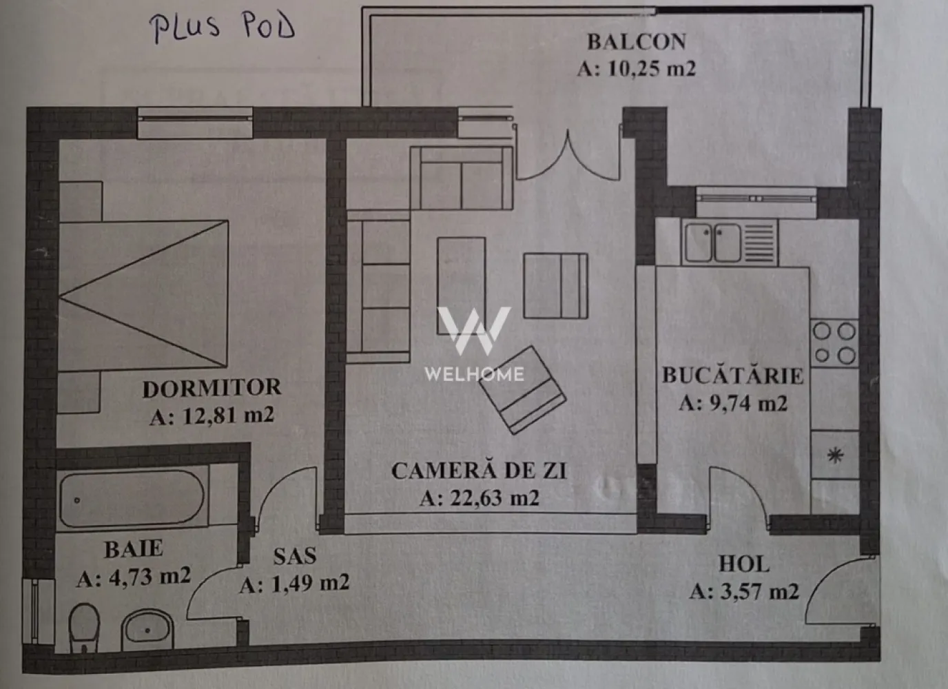 Apartament 2 camere cu POD generos - Selimbar, Triajului