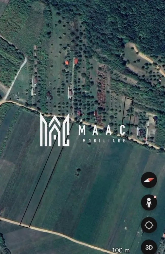 Teren 5400 mp | Parcelabil | Zona sub Valea Marului | Cristian - MAAC Imobiliare vă propune spre vânzare un teren agricol extravilan situat în zona sub Valea Mărului, Cristian, într-un cadru natural aerisit, cu priveliști deschise către munte și oraș, ideal pentru investiție sau valorificare pe termen lung. Proprietatea are o suprafață de 5.400 mp și beneficiază de două fronturi stradale, cu deschidere de 21,3 ml la drum principal, oferind acces facil și multiple posibilități de parcelare. Configurația terenului îl face potrivit pentru dezvoltări de tip loturi pentru case de vacanță, cabane sau concepte de retreat, într-o zonă liniștită, cu multă verdeață. Terenul este disponibil imediat, iar utilitățile se află în zonă, ceea ce îi crește potențialul de dezvoltare și atractivitatea pentru investitori. Pentru mai multe detalii și programarea unei vizionări, vă rugăm să menționați codul de proprietate CP2983271. }}