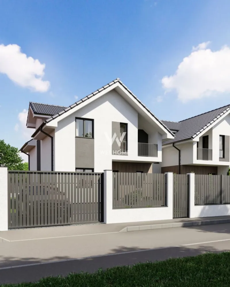 Casa individuala NOUA, Sura Mare, Sibiu - Casa de vanzare,localizata la intrare in Sura Mare, foarte aproape de Prima Shopping Center. Suprafata utila de 120 mp (144 mp construiti). Suprafata teren: 340 mp, amprenta la sol este de 78 mp si beneficiaza de o curte libera generoasa, de 262 mp. Casa beneficiaza si de o terasa spatioasa de 22 mp. Regimul de inaltime al casei este: Parter+ Mansarda Compartimentare: Parter: hol de acces, living spatios cu iesire pe terasa, bucatarie separata, birou ,baie cu aerisire naturala, spatiu tehnic Mansarda: hol , 1 dormitor matrimonial cu dressing/baie si balcon propriu, 2 dormitoare mari si luminoase, si o baie cu geam de aerisire; - curte libera generoasa, de 262 mp - acces auto - terasa si balcon - teren imprejmuit cu gard metalic si portita -curte pavata pentru 2 masini, cu mult spatiu verde - incalzire in pardoseala pe ambele etaje toate utilitatile! Stadiu de predare: LA CHEIE in exterior ( izolatie termica si vopsea decorativa, curte pavata, cu spatiu verde). LA ALB in interior ( cu instalatii sanitare, electrice si termice incluse ) Pret: 215000 euro (cash sau credit bancar) COMISION ZERO Avansul minim este de 30% Caile de acces pana la proprietate sunt in curs de amenajare. Detalii: 0752.088.381- Roxana }}