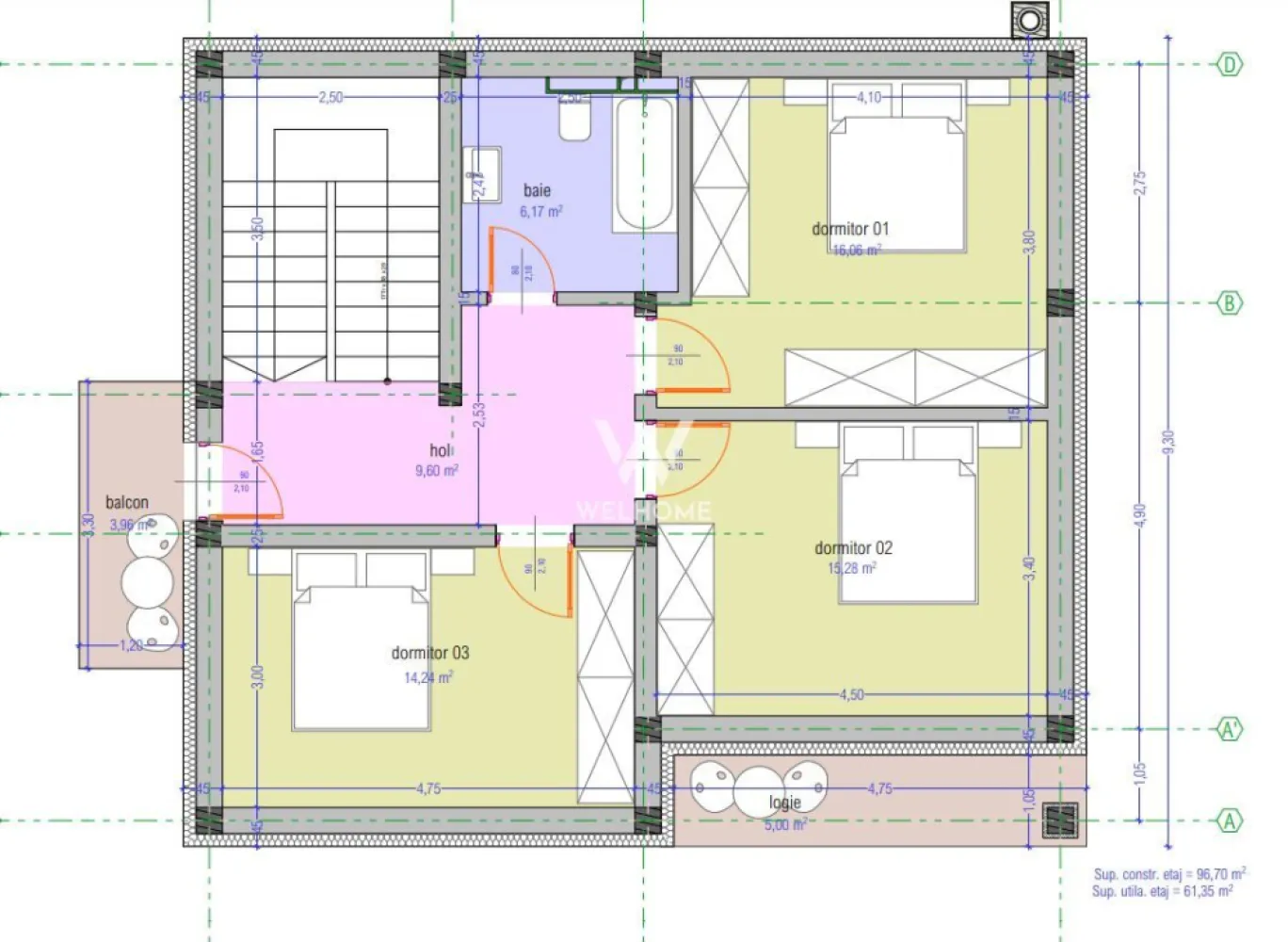 Casa individuala Teren 705 mp Tocile-Sibiu. Sau schimb cu apartamente - Casa cu priveliste catre munti, pozitionata pe soare, carport pentru masina si cu acces de la 2 strazi. Cu acces de la strada asfaltata si intr-o zona linistita, casa vine cu curtea la cheie, pavaj acces auto si pietonal. Are o suprafata utila de 135mp distribuiti pe 2 nivele. Parter: -Hol mare de acces -Bucatarie separata -living -baie mare -camera tehnica ETAJ: -3 dormitoare -Hol mare spatios -O baie mare -Pod cu acces pentru spatii de depozitare Se preda cu toate utilitatile: -apa -energie electrica -fosa septica/canalizare De mentionat ca in zona este aprobat proiectul de gaz. Casa va avea dubla functionalitate ca si metoda de caldura. La interior se preda la ALB, pregatita pentru a-ti pune singur finisajele. Exteriorul se preda la CHEIE. Imobilul este situat in zona de case si cabane, unde toate locuintele beneficiaza de priveliste si liniste. Termen de predare - August 2025. Se accepta schimb cu apartamente in Sibiu. Pret: 279.000 euro negociabil. }}