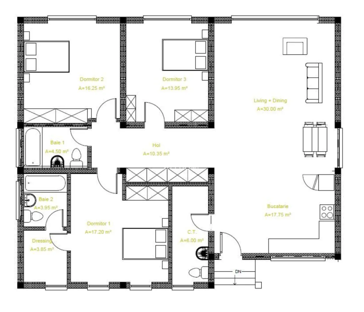 Casa individuala noua, deosebita - Parter -Sura Mica - Sibiu