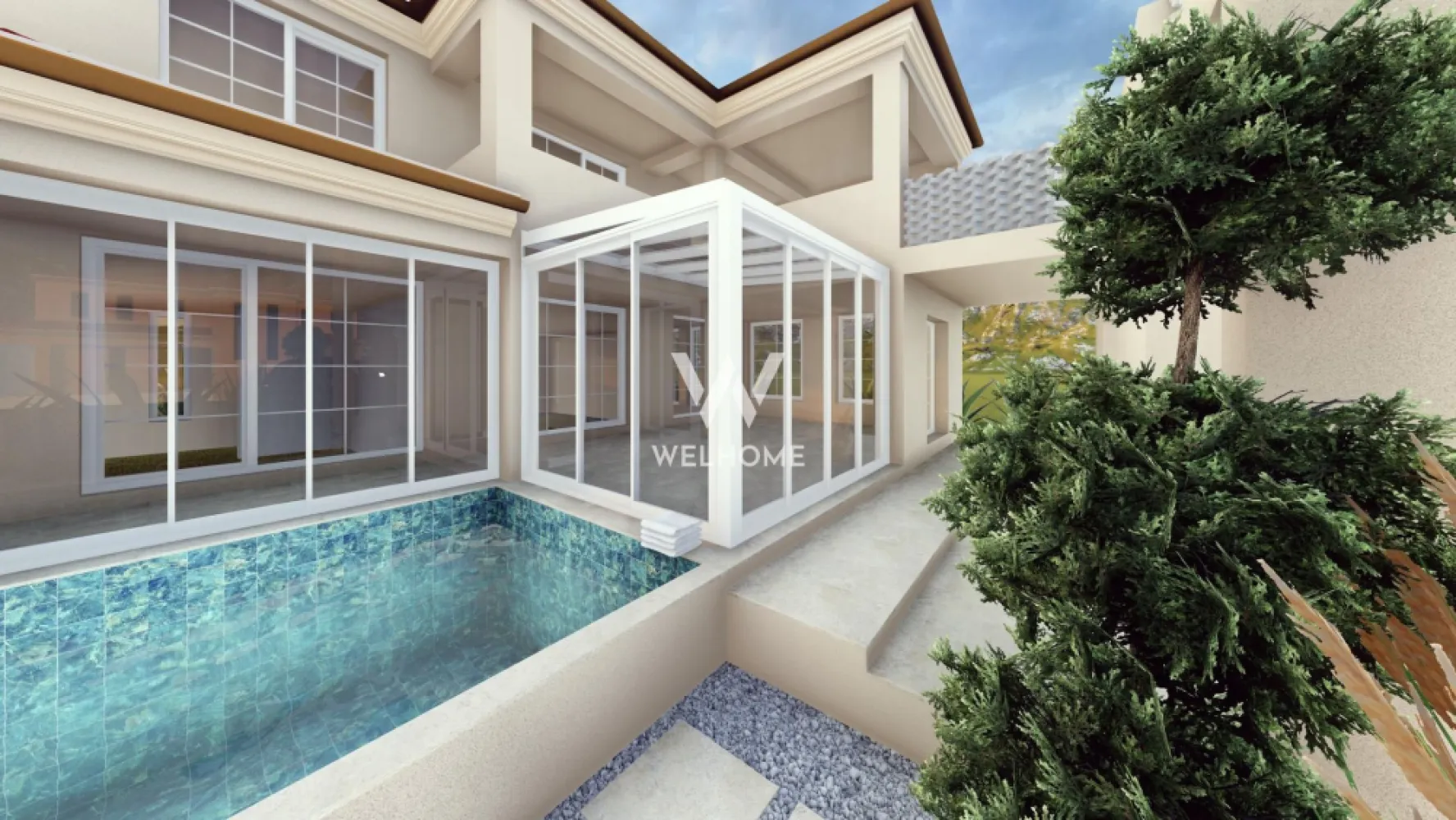 Vila EXCLUSIVISTA cu Piscina, Garaj si 3 Terase - Locuinta unde luxul se imbina cu linistea naturii! Amplasata pe un teren de 634mp, Aceasta casa a fost gandita ca fiecare incapare, sa iti ofere, confort si luminozitate. Vine cu suprafatele mari vitrate pentru a avea lumina naturala, datorita pozitiei pe soare a locuintei. Ca si compartimentare, cei 180 mp utili au fost distribuiti pe 2 niveluri. LA PARTER: Avem o terasa de 14.56 mp inainte de accesul in locuinta si un spatiu tehnic in exterior unde avem toate tablourile electrice. La intrare in casa avem: -hol de acces -spatiu tehnic - un domitor de 22,38 mp cu o baie proprie de 5,17 mp. -living cu bucatarie open space de 64mp ( bucataria are posibilitate de a fi inchisa) Din zona de zi ai acces intr-o terasa inchisa cu sticla de de 36mp si la piscina pozitionata pe soare. LA ETAJ: -hol de acces -un dormitor de 24,32 mp cu baie proprie de 6 mp -o baie -un dormitor de 12,16mp sau birou -un domitor matrimonial de 17 mp cu baie proprie si dressing ( baia+ dressing insumeaza 15mp) Din dormitorul matrimonial ai acces intr-o terasa mare de 53 mp pozitionata pe soare si cu o priveliste inedita. Ai acces in curte din 2 parti si dispui de un garaj in partea din spate a casei. Casa se preda cu toate utilitatile, sistem de ventilatie in toata casa, tripane, terasa de la parter inchisa cu sticla, piscina amenajata, curte la cheie: pavaj, gazon, plante decorative etc. Pe scurt aceasta casa se preda cu exteriorul LA CHEIE, iar la interior te asteapta pe tine sa iti pui amprenta. Alege sa locuieste intr-o casa inedita si spatioasa, iar vibe-ul din interior creaza-l tu. PRET: 380.000 EURO Locatie: Talmaciu, la doar 10 min de Sibiu. Se accepta orice metoda de plata. CONTACT: 0740029352-Ioana Larisa. }}