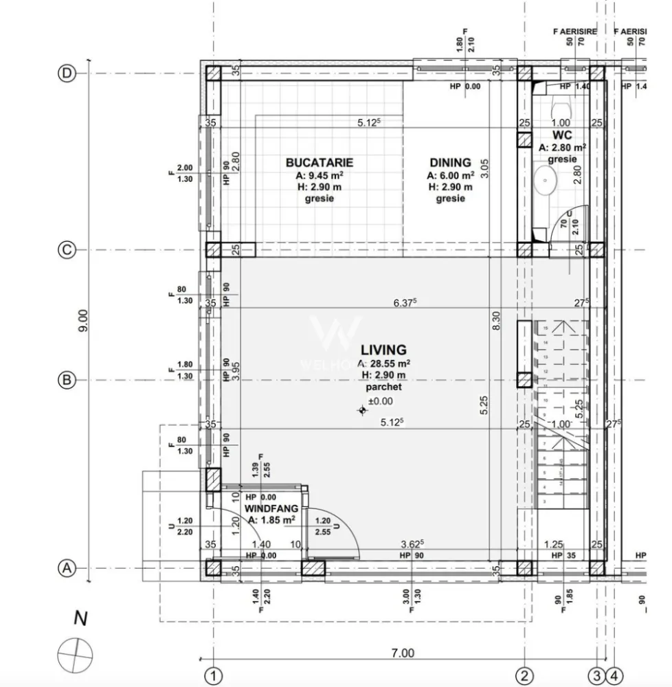 Casa MODERNA cu etaj RETRAS, zona Triajului, Selimbar