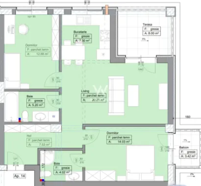 Apartament 3 camere decomandate Selimbar