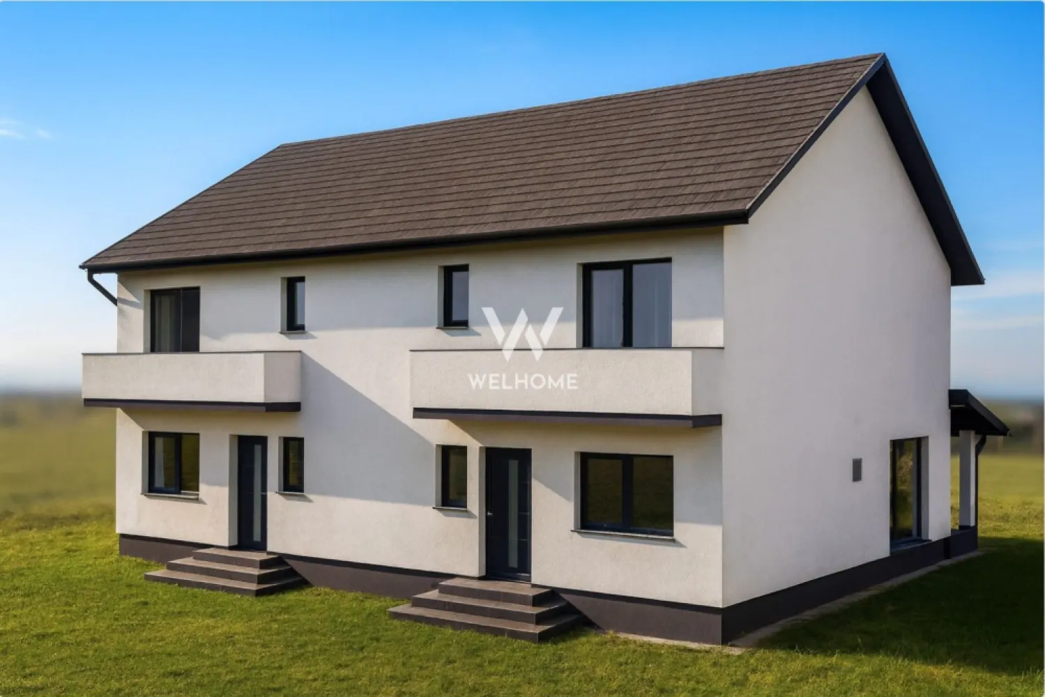 Casa NOUA, 4 camere, 2 bai, terasa si curte - Calea Cisnadiei - Casa NOUA - Calea Cisnadiei - cartier doar case - locatie degajata cu verdeata si vedere munti Casa are 3 dormitoare, 2 bai, living si bucatarie, sunt 120 mp parter si etaj + terasa acoperita 16 mp Teren 260 mp - major distribiut in spatele casei Casa si curte, in vecinatatea padurii - panorama frumoasa, pozitie solara La parter - hol, baie, spatiu depozitare, bucatarie cu camara, living - iesire in terasa acoperita La etaj - 3 dormitoare - cel matrimonial cu dressing si balcon, baie mare, hol Podul este pentru depozitare, acces cu scara batanta O compartimentare placuta, cu spatii suficiente pentru o familie de 3-4 persoane Casa in constructie, predare pe final an 2025 la stadiu semifinisat, incalzire in pardoseala cu pompa de caldura - eficienta termica si economica !! Daca vrei sa cumperi anul acesta si sa te poti muta relativ repede, acesat proprietate este o buna optiune - poti rezerva acum !! Unele imagini sunt cu titlu de prezentare!! Pret vanzare: 205.000 Euro }}