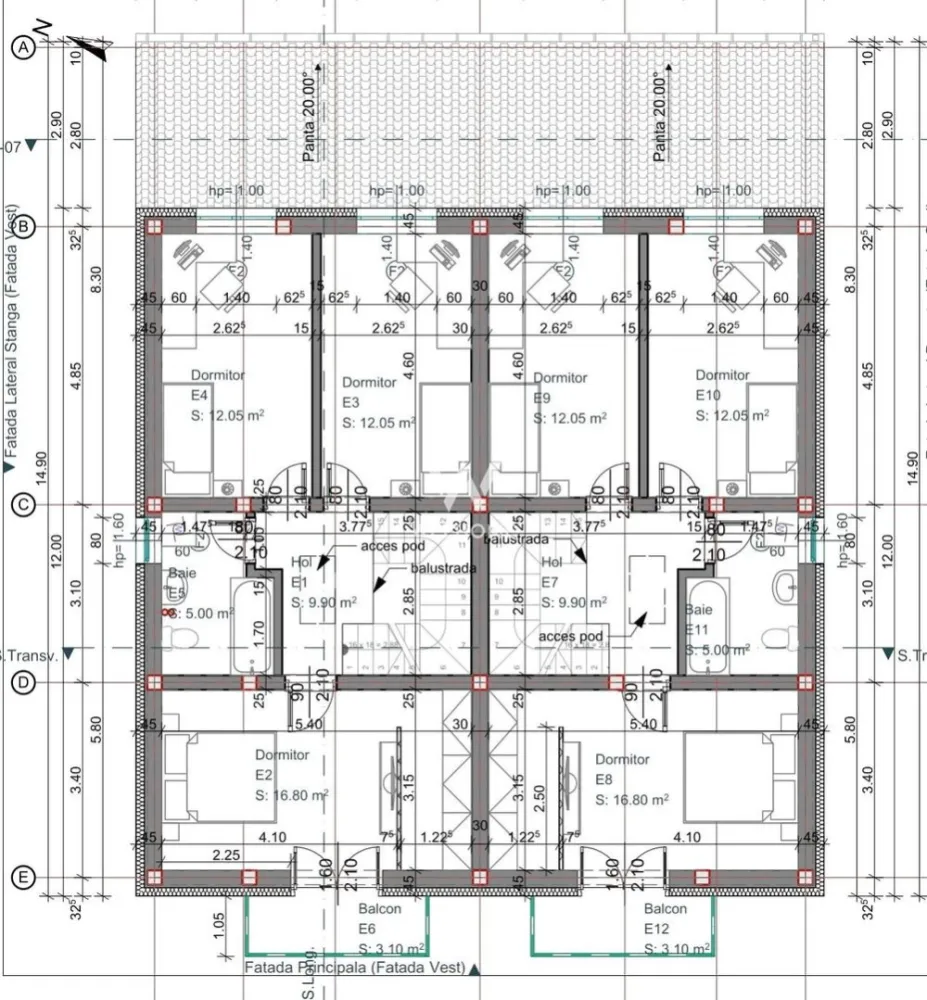 Casa NOUA, 4 camere, 2 bai, terasa si curte - Calea Cisnadiei - Casa NOUA - Calea Cisnadiei - cartier doar case - locatie degajata cu verdeata si vedere munti Casa are 3 dormitoare, 2 bai, living si bucatarie, sunt 120 mp parter si etaj + terasa acoperita 16 mp Teren 260 mp - major distribiut in spatele casei Casa si curte, in vecinatatea padurii - panorama frumoasa, pozitie solara La parter - hol, baie, spatiu depozitare, bucatarie cu camara, living - iesire in terasa acoperita La etaj - 3 dormitoare - cel matrimonial cu dressing si balcon, baie mare, hol Podul este pentru depozitare, acces cu scara batanta O compartimentare placuta, cu spatii suficiente pentru o familie de 3-4 persoane Casa in constructie, predare pe final an 2025 la stadiu semifinisat, incalzire in pardoseala cu pompa de caldura - eficienta termica si economica !! Daca vrei sa cumperi anul acesta si sa te poti muta relativ repede, acesat proprietate este o buna optiune - poti rezerva acum !! Unele imagini sunt cu titlu de prezentare!! Pret vanzare: 205.000 Euro }}