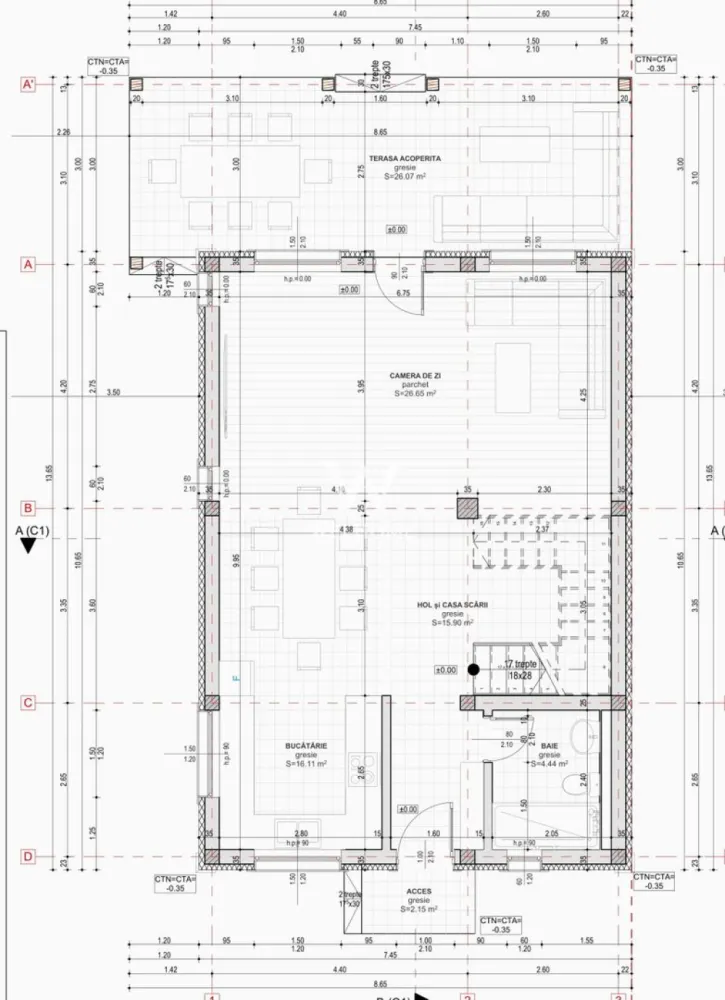 Casa individuala - Selimbar, Sibiu - NOU - Casa individuala noua - Selimbar, Sibiu - spatiu si confort pentru familie Locatie - in apropierea Scolii si Primariei - strada asfaltata, iluminata Casa are parter si etaj + pod, cca 120 mp, teren 320 mp La Parter - hol acces, baie, spatiu tehnic si depozitare, bucatarie open space cu living si acces pe o terasa generoasa acoperita. La cerere se poate separa bucataria. La Etaj sunt 3 dormitoare, hol si baie Pod - spatiu depozitare sau poate fi adaptat - prevazut cu 2 geamuri tip iluminator si instalatie electrica. La etaj este placa de beton izolata cu polistiren extrudat pentru o izolare termica si fonica intre etaje. Casa se preda la interior la stadiu de ALB: pereti finisati cu lavabila, centrala termica, incalzire in pardoseala, termostate in fiecare incapere, instalatii sanitare si electrice pe pozitie, geamuri termopan 5 camere, 3 foi de sticla Exterior casa la CHEIE: izolatie polistiren 10cm, decorativa, pervaze geamuri, alimentare pentru camere de supraveghere si alarma, poarta acces pietonal si auto, curte pavata cale acces pietonal si parcare auto. Termen predare - fine an 2025 Pret : 250.000 euro Telefon: 0756 094 405 }}