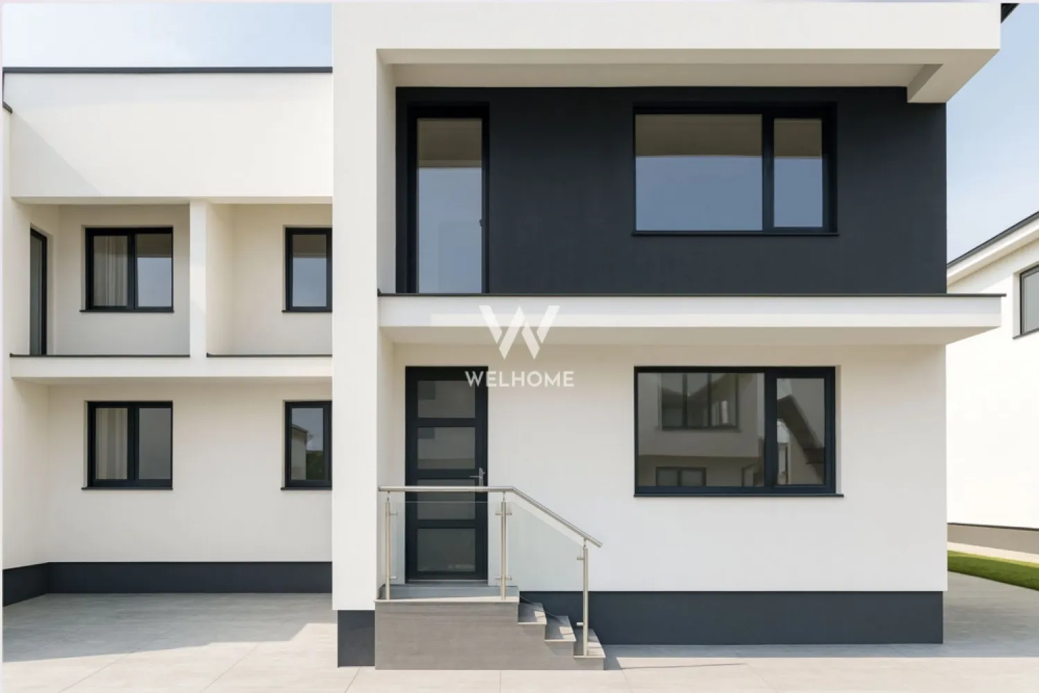 Casa de vanzare in Arhitectilor Sibiu - *Acest anunt nu v-a contine descriere/poveste plictisitoare cu mult text inutil. Casa tip quadruplex in stil mediteranian cu 4 camere si o suprafata utila de 110mp. Curte libera de 70mp. Zona strazii Hernieta Delavrancea, cartierul Arhitectilor. Prim pret, direct de la constructor: 182 000euro TVA inclus. Detalii la: 0745 99 55 37 }}