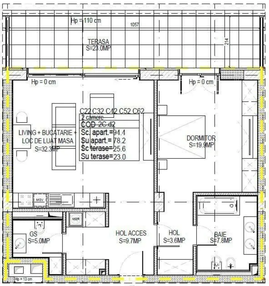 Rahmaninov one bedroom at Verdi Park