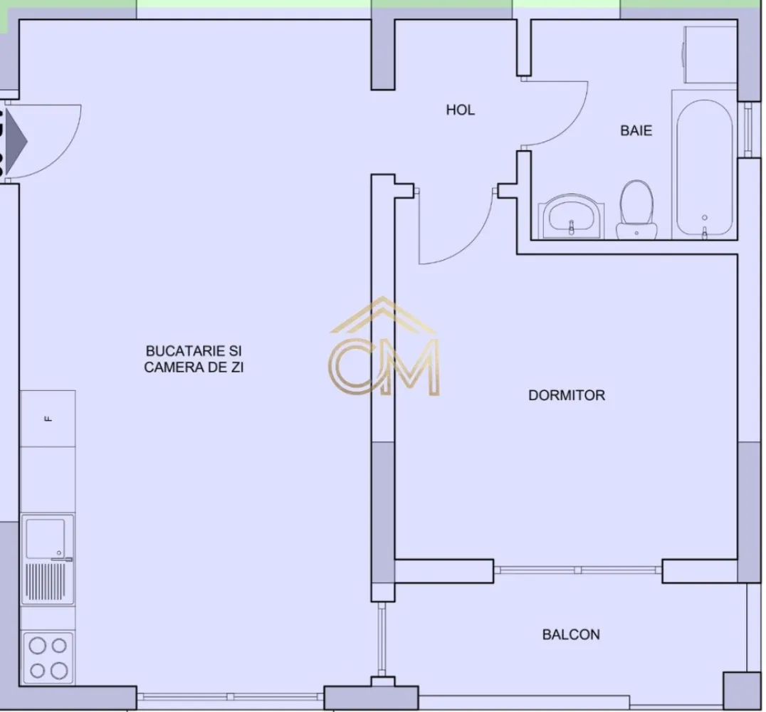 Aparatment 2 Camere-50MP-Etaj 1-Balcon-Selimbar