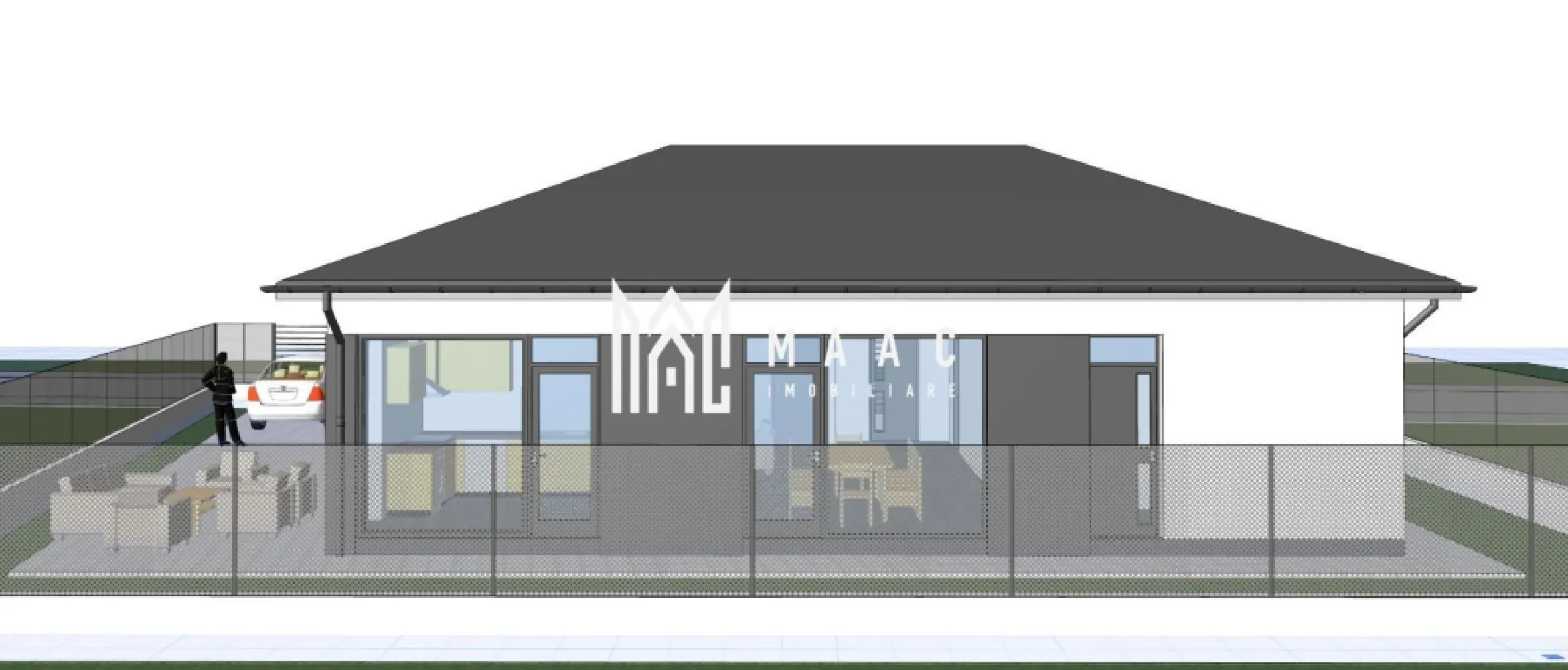 Casa individuala | 132 mp | Sura Mica - MAAC Imobiliare vă propune spre vânzare o casă individuală, dispusă pe un singur nivel, situată în Șura Mică, într-o zonă liniștită și pitorească, în imediata apropiere a unui lac și a unei livezi – cadrul ideal pentru relaxare și confort. Imobilul are o suprafață utilă de 132 mp, fiind compartimentat eficient astfel: living generos cu bucătărie open-space si zona de dining, 3 dormitoare spațioase și 2 băi. Construcția este amplasată pe un teren de 504 mp, oferind suficient spațiu pentru amenajarea unei grădini, terase sau zone de recreere. Un avantaj important al proprietății este accesul facil către principalele artere de circulație, fiind situată la doar 2 km de autostradă, ceea ce asigură conexiuni rapide către oraș și împrejurimi. Casa se predă la stadiul de „la roșu” în interior, oferindu-vă posibilitatea de a o personaliza după propriul gust, iar exteriorul este finalizat „la cheie”. Pentru mai multe informatii sau pentru o vizionare, specificati telefonic ca ati vazut anuntul cu ID: CP2966969 }}