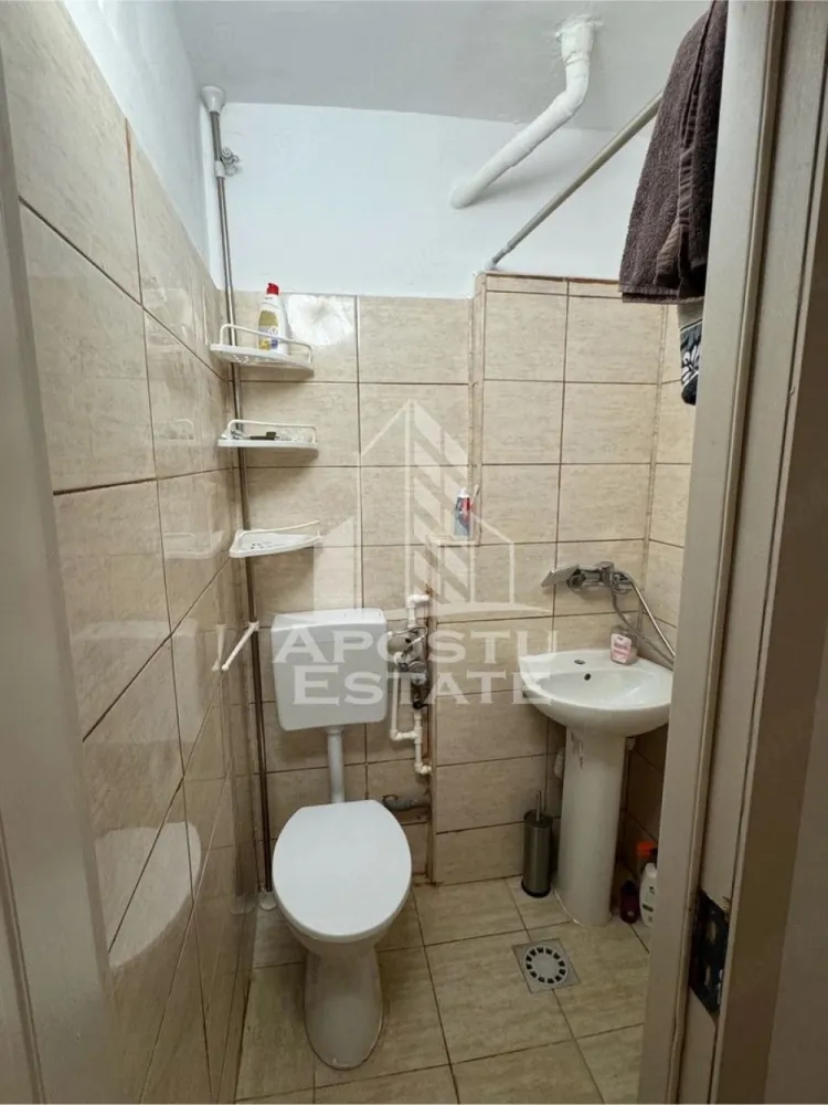 Garsonieră în Complexul Studențesc ,Timișoara - Apostu Estate va ofera spre vânzare o garsonieră de 18 mp, situată la etajul 3 /4

Locuința este renovată complet în 2025, se vinde mobilată și utilată, fiind dotată cu frigider, mașină de spălat, aer condiționat și boiler. Încălzirea este prin Colterm.

Imobilul este amplasat în Complexul Studențesc, în imediata apropiere a universităților, mijloacelor de transport, magazinelor și altor puncte de interes. Blocul este monument istoric și se află în proces de reabilitare termică, iar costurile de întreținere sunt reduse.

Datorită amplasării excelente, proprietatea este potrivită atât pentru locuit, cât și pentru investiție, având un potențial foarte bun de închiriere.

 Pentru mai multe informații sau programarea unei vizionări, vă rog să mă contactați .
Vă așteptăm cu drag la o vizionare!
