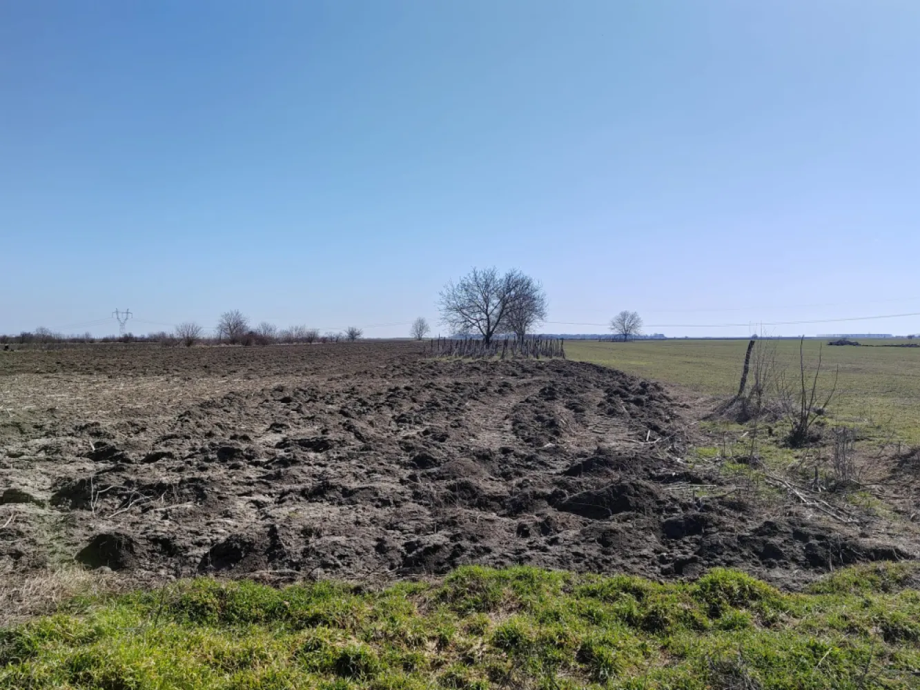 Teren generos cu deschidere 17 ml la stradă + casa– Vadul Părului, Albești, PH