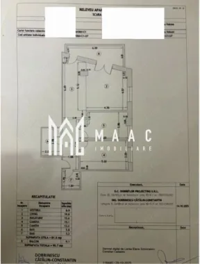 Apartament 3 camere | etaj 1 | bloc nou |