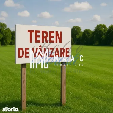 Teren intravilan 5500 mp pretabil case Cristian