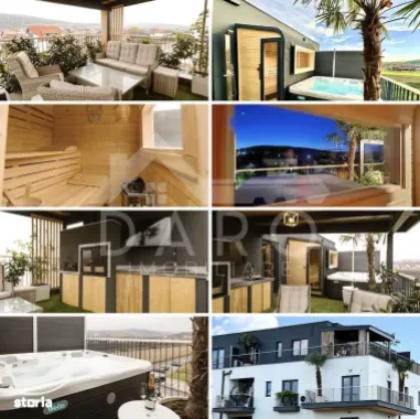 🏡 PENTHOUSE DE ÎNCHIRIAT | 200 mp | SPA (Jacuzzi + Saună) | 2 Nivele