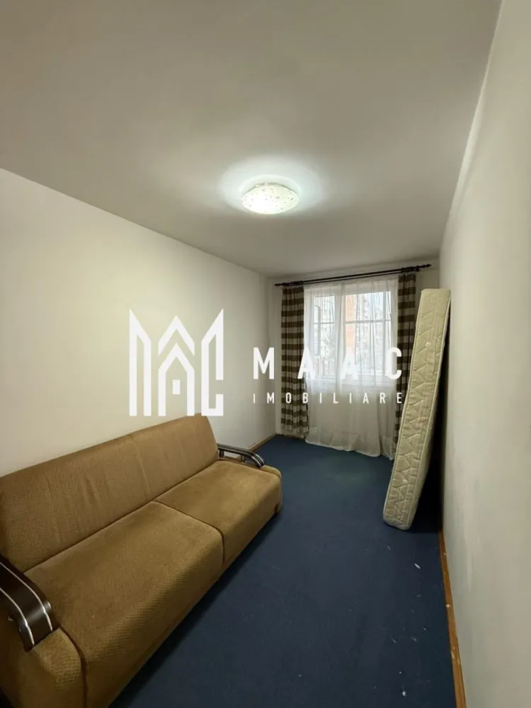 Apartament 3 camere | Etaj 3 | 2 Balcoane | Mihai Viteazu - Apartament 3 camere de vânzare Sibiu – 76 mp – 2 balcoane – etaj 3 – pivniță MAAC Imobiliare vă propune spre vânzare un apartament cu 3 camere, decomandat, situat la etajul 3 într-un bloc din cărămidă, în Sibiu. Locuința este mobilată și utilată, fiind potrivită atât pentru locuit, cât și pentru investiție în închiriere. Detalii apartament Suprafață utilă: 76 mp 2 balcoane mari Etaj: 3 Compartimentare decomandată: hol bucătărie cu balcon sufragerie dormitor 1 dormitor 2 cu balcon baie debara Pivniță mare pentru depozitare Dotări și avantaje Centrală termică proprie Aer condiționat Mobilat și utilat Mașină de spălat rufe Mașină de spălat vase Bloc din cărămidă – confort termic și fonic mai bun Compartimentare eficientă și spații generoase Avantaje Apartament spațios, ideal pentru familie Două balcoane – mai mult spațiu și lumină Costuri eficiente datorită centralei proprii Potrivit pentru locuință sau investiție Pentru mai multe informații sau pentru a programa o vizionare specificati ID: CP2993959 }}