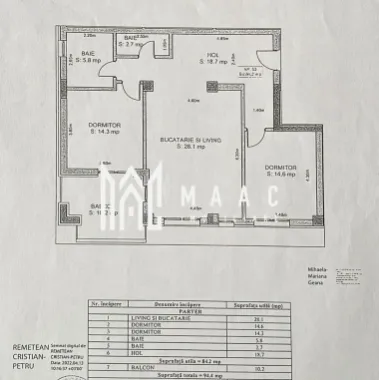 Apartament 3 camere | Decomandat | 84 mp | Balanta Residence