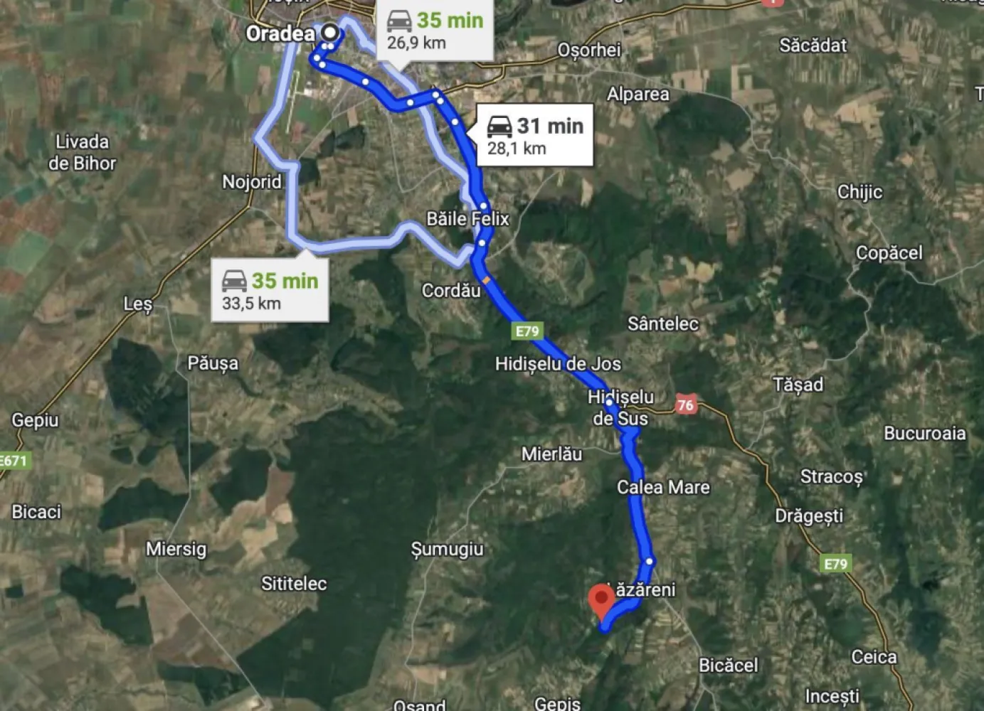 Teren extravilan, livada, Lăzăreni. 22 500 E. Comision 0 - De vânzare: teren extravilan, Lăzăreni, Bihor, livadă cu pruni, 4 480 mp. 22 500 E Comision 0. Terenul este situat la marginea pădurii, formă dreptunghi, având o ușoară pantă ceea ce îi oferă o priveliște deosebită asupra dealurilor din jur. Are acces auto din drumul asfaltat si este asigurată alimentarea cu energie electrică. Terenul este partial împrejmuit fiind amenajat ca livadă cu pruuni. Acte în regulă, la zi. }}