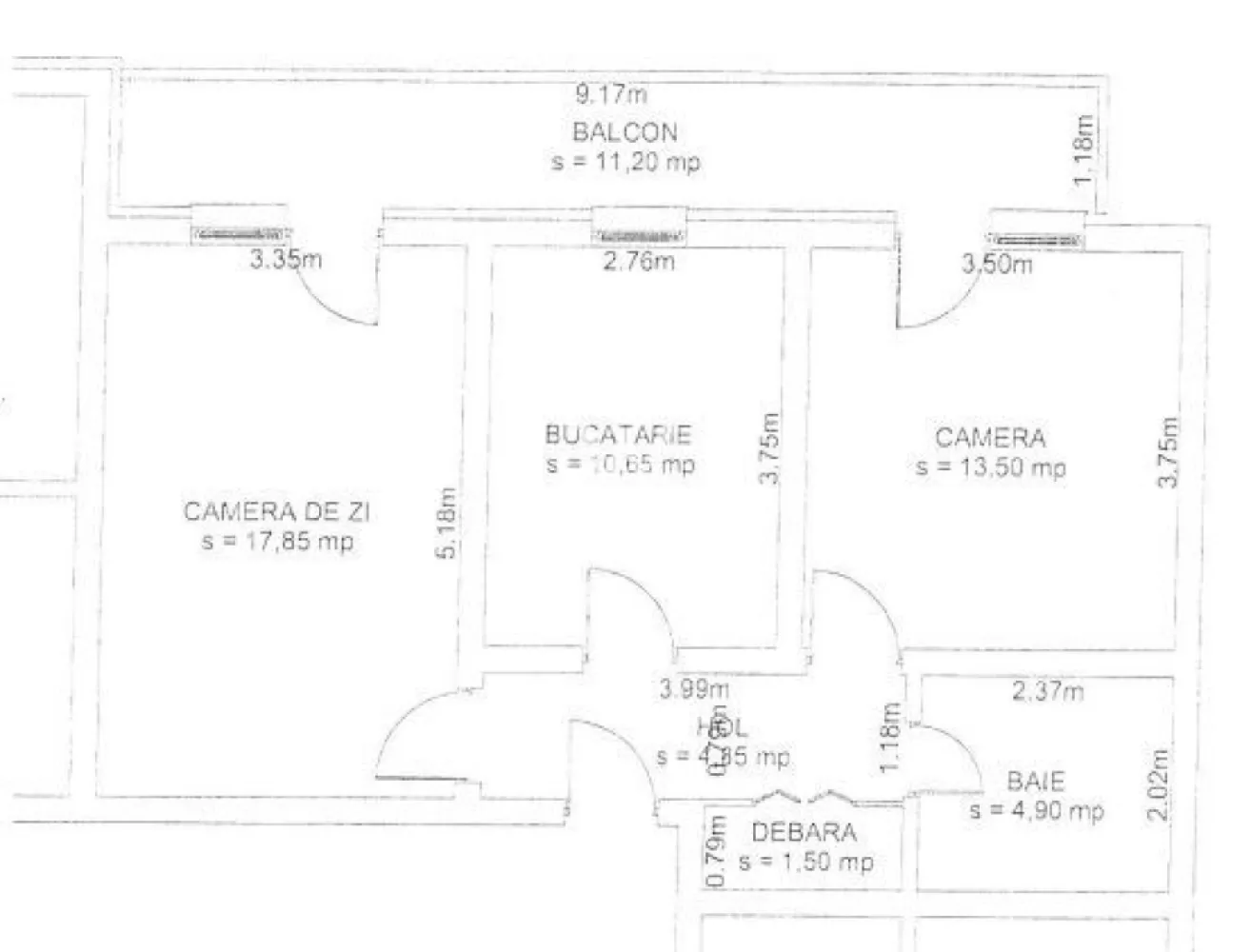 Apartament 3 camere de vânzare – Șelimbăr, str. Pictor Brana