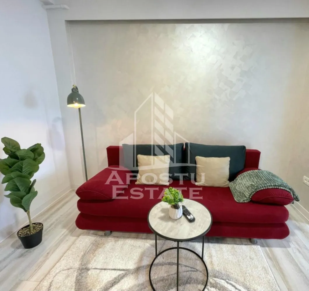 Apartament elegant cu 2 camere, zona Confectii - Aposto Estate vă oferă spre închiriere un apartament elegant cu 2 camere, situat în zona Confecții.
Apartamentul este complet mobilat și utilat, amenajat cu bun gust și pregătit pentru mutare. Imobilul este situat într-un bloc prevăzut cu lift, oferind confort și acces facil.
Disponibil începând cu 1 august.
Avantaje:
2 camere spațioase și luminoase;
Complet mobilat și utilat
Bloc cu lift
Zonă liniștită și bine conectată
Aproape de parcuri și spații verzi
La câteva minute de Facultatea de Medicină
Acces facil la mijloace de transport, magazine și alte puncte de interes.
Pentru mai multe informații sau pentru programarea unei vizionări, nu ezitați să ne contactați!
CP3213904