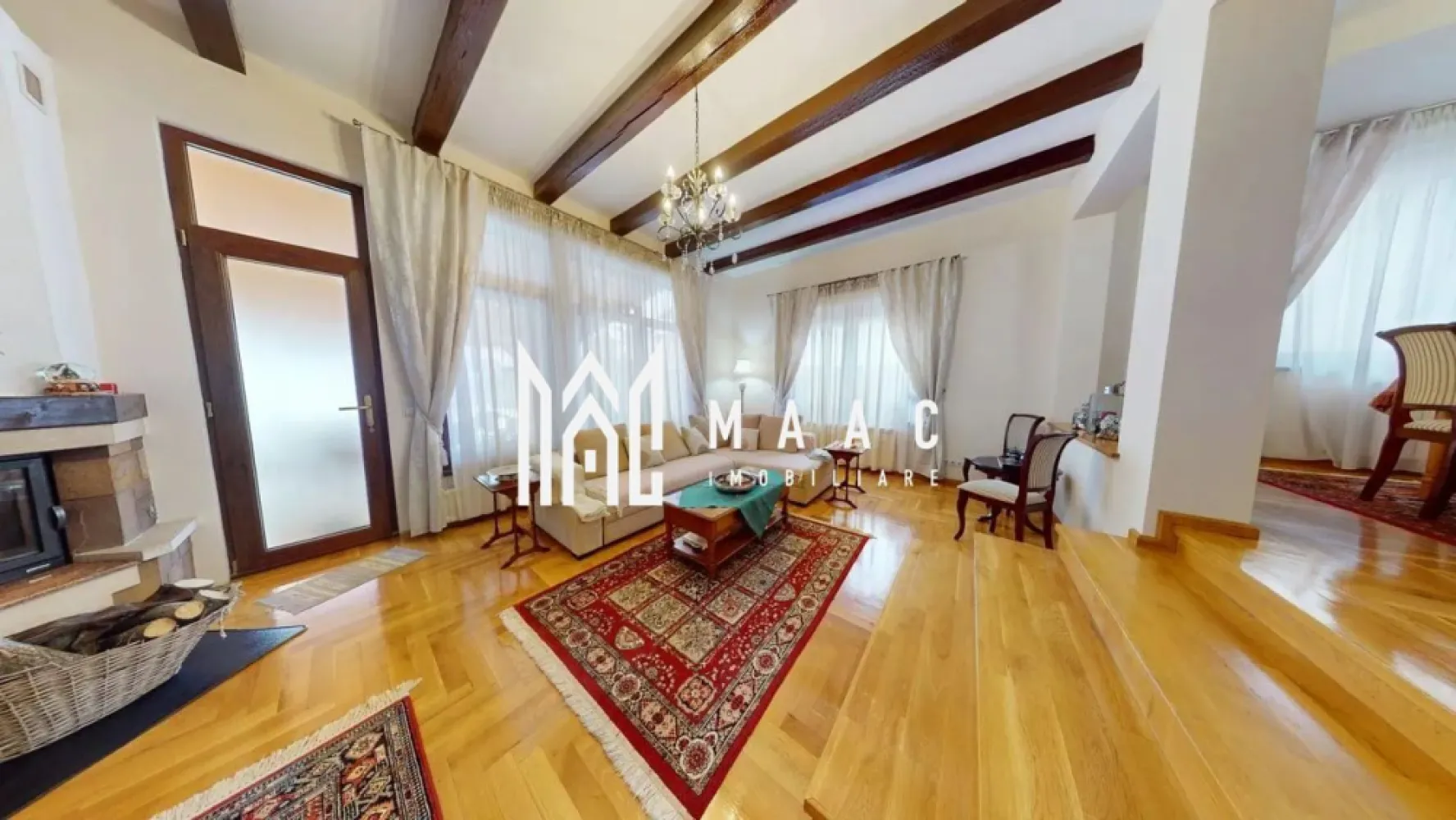 Casa individuala | Moderna | P+1 | 200 MP | Parcul Sub Arini - MAAC Imobiliare vă prezintă spre vânzare o casă individuală premium, situată într-una dintre cele mai exclusiviste zone din Sibiu, în imediata apropiere a Parcul Sub Arini. Caracteristici: Casă individuală, cu acces auto. Grădină generoasă și terasă mare, acoperită. Finisaje premium și dotări moderne. Spații ample, luminoase și foarte bine organizate. Compartimentare: Demisol Bucătărie. Sală de sport. Pivniță. Baie. Parter: Hol generos de intrare, cu dressing. Birou, ideal pentru work from home. Zonă de dining. Bucătărie mare. Living luminos, cu șemineu. Ieșire directă către terasa acoperită, cu vedere spre grădină. Etaj: Hol de acces. 3 dormitoare. Baie. Balcon. Dormitor matrimonial cu dressing. Dotări și finisaje: Parchet din lemn masiv. Panouri fotovoltaice, pentru eficiență energetică. Spațiu dedicat pentru sală de sport. Finisaje atent alese, de calitate superioară. Exterior Grădină privată amenajată cu gazon și pomi fructiferi. Spațiu ideal pentru relaxare, familie și activități în aer liber. Terasă mare, acoperită, perfectă pentru petrecerea timpului liber. Avantaje proprietate Locație de top, într-o zonă exclusivistă. Intimitate și liniște. Compartimentare excelentă pentru familie. Spații generoase și funcționale. Proprietate completă, cu facilități premium. Avantaje locație Aproape de natură, la câțiva pași de parc. Acces rapid către centrul orașului și puncte de interes. Zonă rezidențială selectă, cu trafic redus. }}
