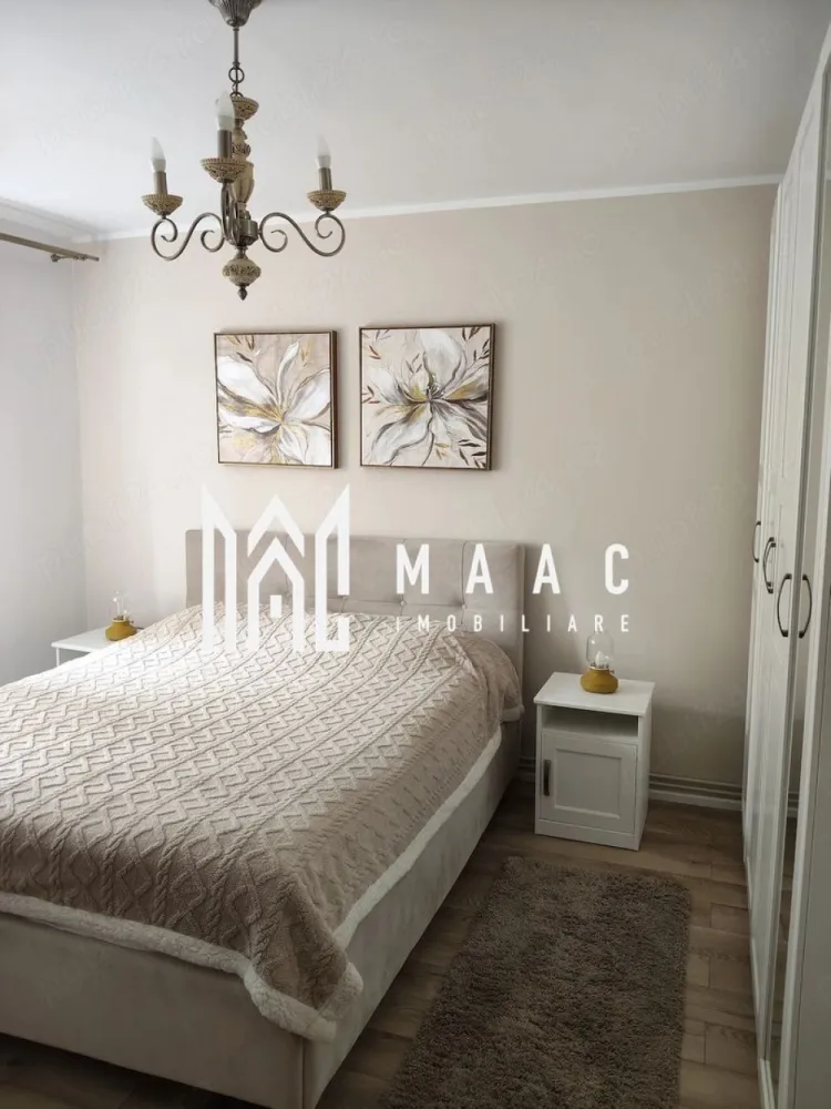 Apartament 2 camere | Parter | 60 MPU | Renovat | Terezian - MAAC Imobiliare vă prezintă spre vânzare un apartament cu 2 camere, situat la parter înalt în zona Terezian din Sibiu. Caracteristici: Apartament complet decomandat. Suprafață utilă de aproximativ 60 mp. Situat la parter înalt. Recent renovat, pregătit pentru mutare imediată. Dispune de pivniță la subsolul imobilului. Compartimentare: Hol de acces. Living. Bucătărie separată. Dormitor. Baie cu geam de aerisire. Dotări și îmbunătățiri: Izolație exterioară realizată cu vată bazaltică de 10 cm. Centrală termică proprie și încălzire prin calorifere. Sistem de canalizare individual. Instalațiile electrice și sanitare au fost înlocuite recent. Mobilare și utilare: Apartamentul se vinde complet mobilat și utilat, conform fotografiilor. Ideal pentru locuire imediată sau investiție. Avantaje proprietate: Compartimentare eficientă și practică. Renovare recentă, fără necesitatea unor investiții suplimentare. . Avantaje locație Aproape de magazine, școli, mijloace de transport și alte facilități. Pentru mai multe detalii precizati telefonic ca ati vazut anuntul cu ID: CP2987752 }}