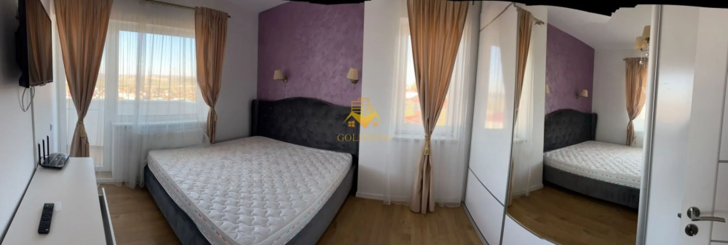 2 camere, modern, terasă, parcare,Omnia Rezidence,Apahida,Octavian P. - Va prezentam spre vânzare un apartament cu 2 camere, localizat in Apahida, Omnia Rezidence, strada Octavian Paler.

Imobilul este amplasat intr-o zona moderna si foarte bine cotată, în acelasi timp, locația ofera un cadru linițtit și confortabil pentru locuire.

Locatia este ideala atat pentru locuit, cat si pentru investitie, datorita cererii ridicate pentru inchiriere in aceasta zona.

Apartamentul detine o suprafata utila de 58 mp + terasa generoasa si este situat la etajul 1 din 2, intr-un imobil modern.
Aparamentul este compartimentat astfel

- Living spațios și luminos
- Bucătărie complet mobilată și utilată
- Dormitor matrimonial
- Baie cu cadă și geam pentru aerisire naturală
- Hol cu spații generoase de depozitare
- Dressing generos

Dotări:

- Mobilier realizat la comandă
- Electrocasnice incluse
- Șemineu electric decorativ
- TV montat pe perete
- Dressing cu uși glisante și oglinzi
- Ferestre mari ce oferă multă lumină naturală
- Finisaje moderne și materiale de calitate

Finisajele sunt moderne, iar apartamentul se vinde complet mobilat si utilat, conform fotografiilor.

Confortul termic este asigurat de centrala termica proprie, cu distributie a caldurii prin calorifere.

Apartamentul este liber de sarcini, iar ca modalitate de plata se accepta atat plata integrala, cat si achizitia prin credit ipotecar.

Pentru mai multe detalii si programarea unei vizionari, nu ezitati sa ne contactati.
Pentru intermediere se percepe un comision de 2% din prețul final al vânzării.