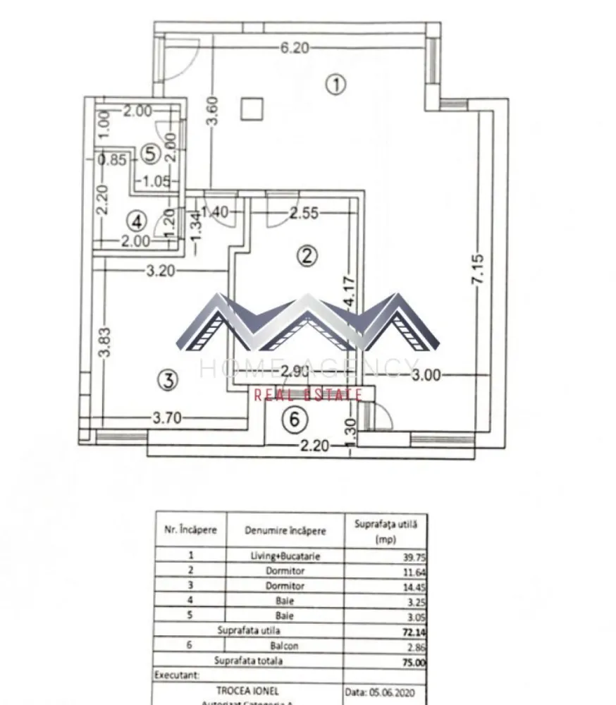 Apartament 3 camere, ideal pentru familii | 72 mp utili | comision 0