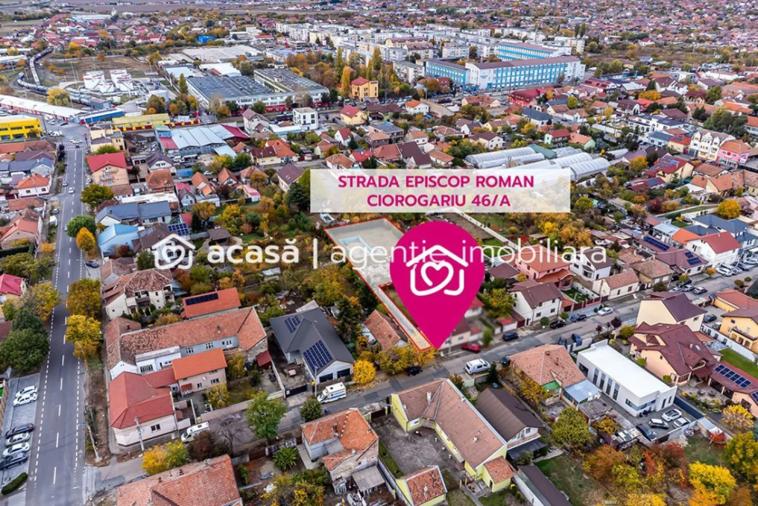 Teren 1.285 mp în Pârneava - lângă Facultatea de Medicină - Vă oferim spre achiziție un teren generos de 1.285 mp, amplasat într-o zonă liniștită și foarte apreciată, la doar câteva minute de Facultatea de Medicină din Arad. Proprietatea oferă posibilități multiple de dezvoltare, fiind potrivită atât pentru construcția unei locuințe familiale de lux, cât și pentru proiecte imobiliare precum duplexuri sau case înșiruite. Preț: 225.000 € | Comision 0% pentru cumpărător Contact: Sebastian Nica – 0722 252 639 Consultant Imobiliar – Agenția ACASĂ Arad Caracteristici principale: Suprafață teren: 1.285 mp Toate utilitățile disponibile: apă, gaz, curent, canalizare Acces facil către zonele centrale ale orașului Zonă în plină dezvoltare, ideală pentru rezidențial Avantaje cheie: Poziționare excelentă, în apropierea Facultății de Medicină Potențial ridicat de dezvoltare imobiliară (casă unifamilială, duplex, mini-condominiu) Zonă aerisită, liniștită, dar cu acces rapid la toate facilitățile urbane Ideal pentru investitori sau familii care caută spațiu, confort și proximitate față de oraș Aceasta este o oportunitate rară de a achiziționa un teren complet utilat, amplasat strategic, într-o zonă cu cerere constantă pentru proprietăți rezidențiale de calitate. Pentru detalii și vizionare: Sebastian Nica – 0722 252 639 Nu dispui de toată suma? Te ajutăm noi gratuit! Îți obținem oferte de la 16 bănci. Ai o proprietate de vânzare în Arad și vrei să știi cât valorează cu adevărat? Sună-mă pentru o evaluare gratuită, fără obligații. Birou: ACASĂ | Agenție imobiliară Arad Bulevardul Decebal 2, Arad 310133 Cod proprietate: CP2781525