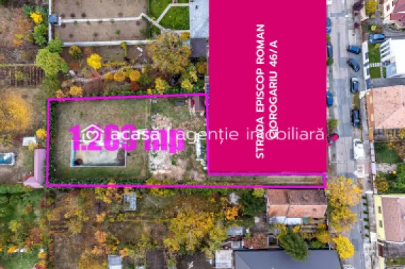 Teren 1.285 mp în Pârneava - lângă Facultatea de Medicină