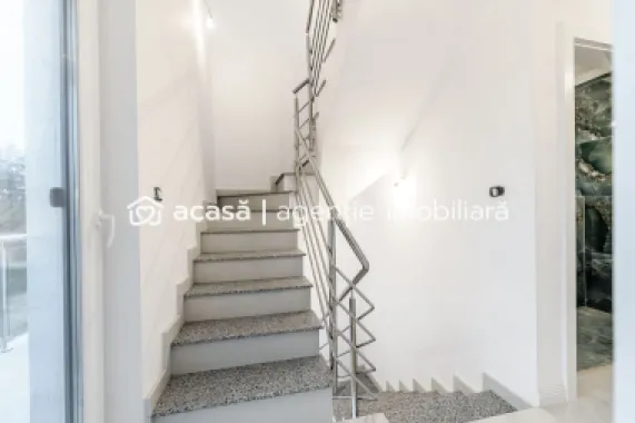 Casă nouă 2025 cu terasă rooftop – 5 camere, design modern, în Gai