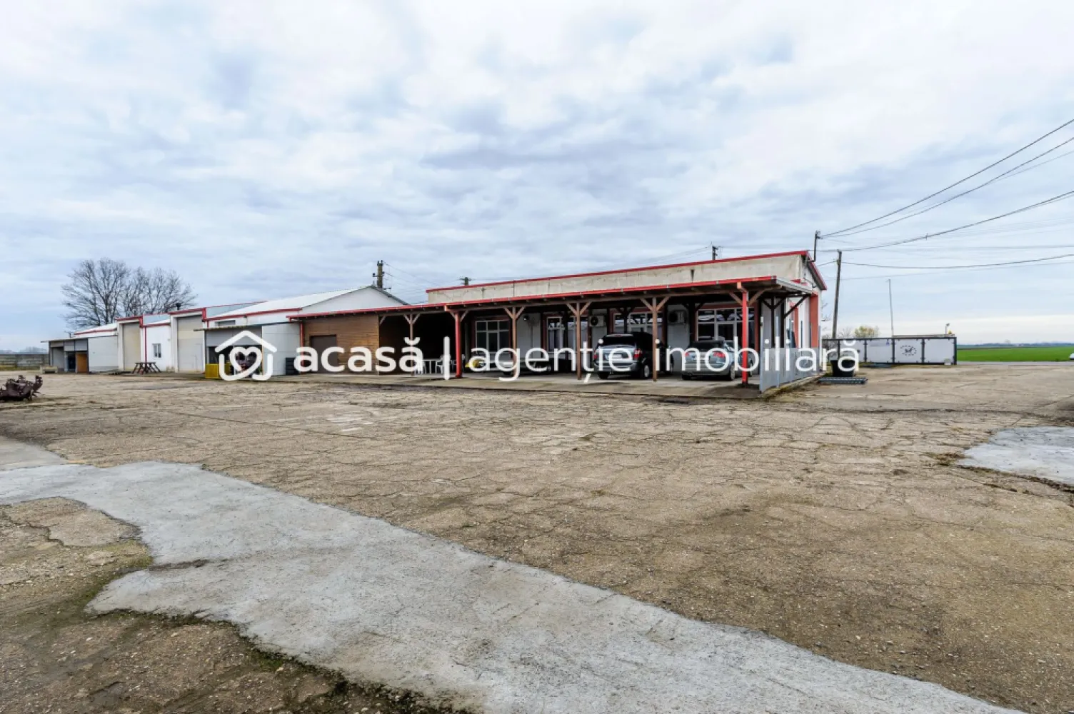 Hale depozitare/producție 2.000 mp si 10.000 mp teren în Pecica