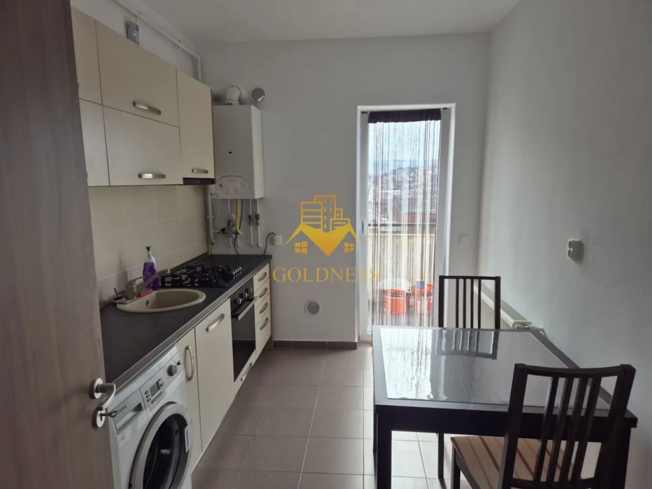 2 camere, Dâmbul Rotund, Autogara Beta, Corneliu Coposu, Parcare - GOLDNESS Imobiliare vă propune spre închiriere un apartament cu 2 camere complet mobilat și utilat, la etajul 8 într-un imobil de 10 etaje, în Cartierul Dâmbul Rotund. Dispune de loc de parcare subteran. Se află în apropierea stațiilor de transport în comun, magazine, restaurante, spații verzi, farmacii, etc. Apartamentul este compartimentat astfel: - dormitor cu pat matrimonial, dressing, noptiere - living - bucatarie complet utilată și mobilată, canapea extensibilă, loc de servit masa - baie cu cada, calorifer port prosop și dulap pentru depozitare. - balcon 6mp. Imobilul este dotat cu toate cele necesare- centrală proprie, frigider, aragaz, hotă, mașină de spălat haine, etc. Dacă sunteți interesați de acest apartament și doriți să îl vizionați, dar și pentru alte oferte nu ezitați să ne contactați telefonic sau prin e-mail. Vă stăm la dispoziție! Pentru intermediere se percepe un comision de 50% din prețul chiriei! }}